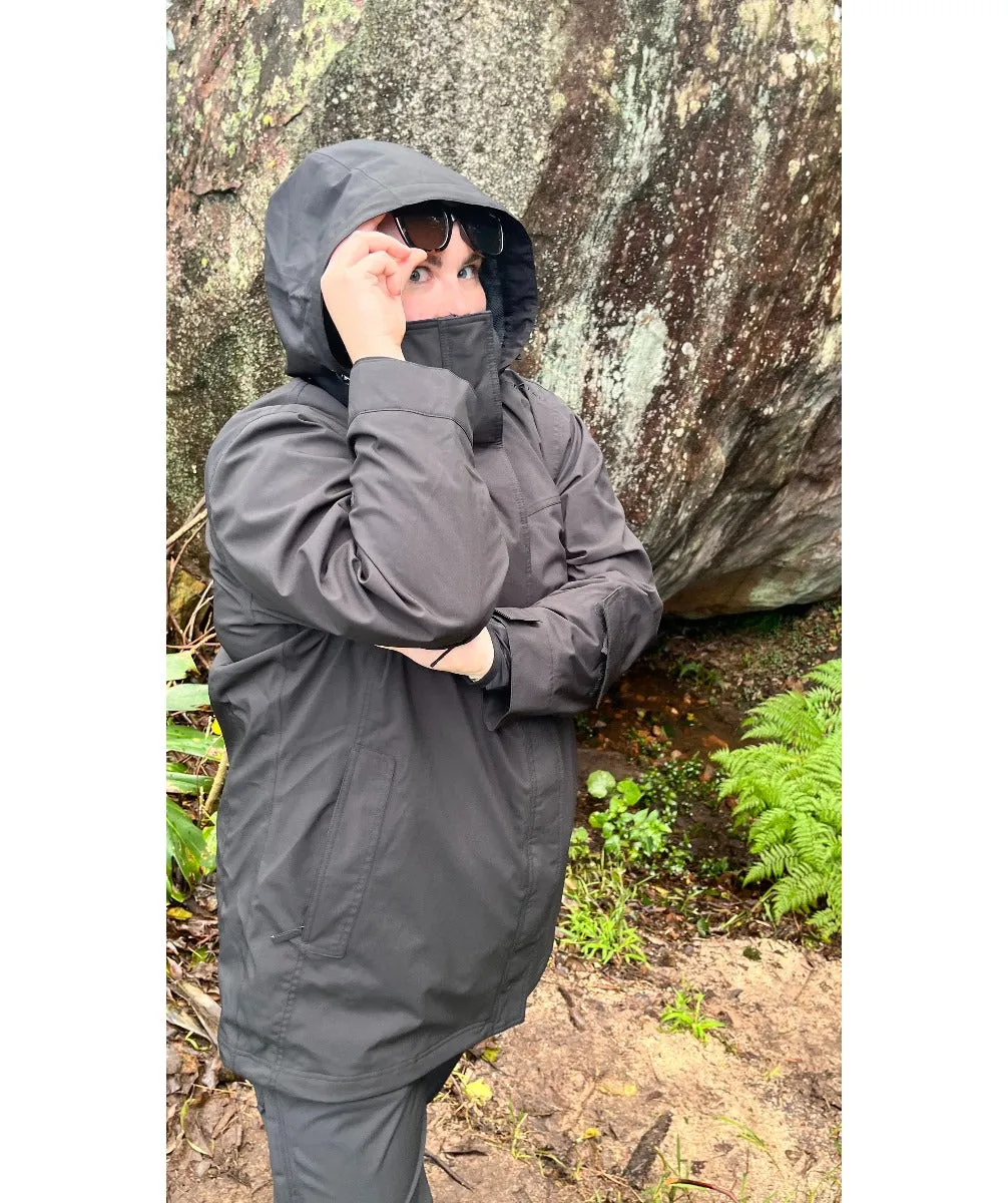 Cartel Seattle Stretch Shell Jacket Black Women's Plus Sizes 20 - 30