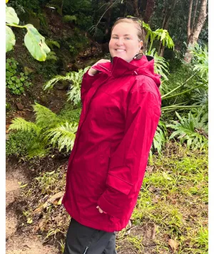 Cartel Seattle Stretch Shell Jacket Cherry Ripe Womens Plus Size 20