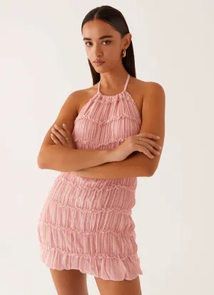 Spring Trend Aullie Mini Dress - Pink