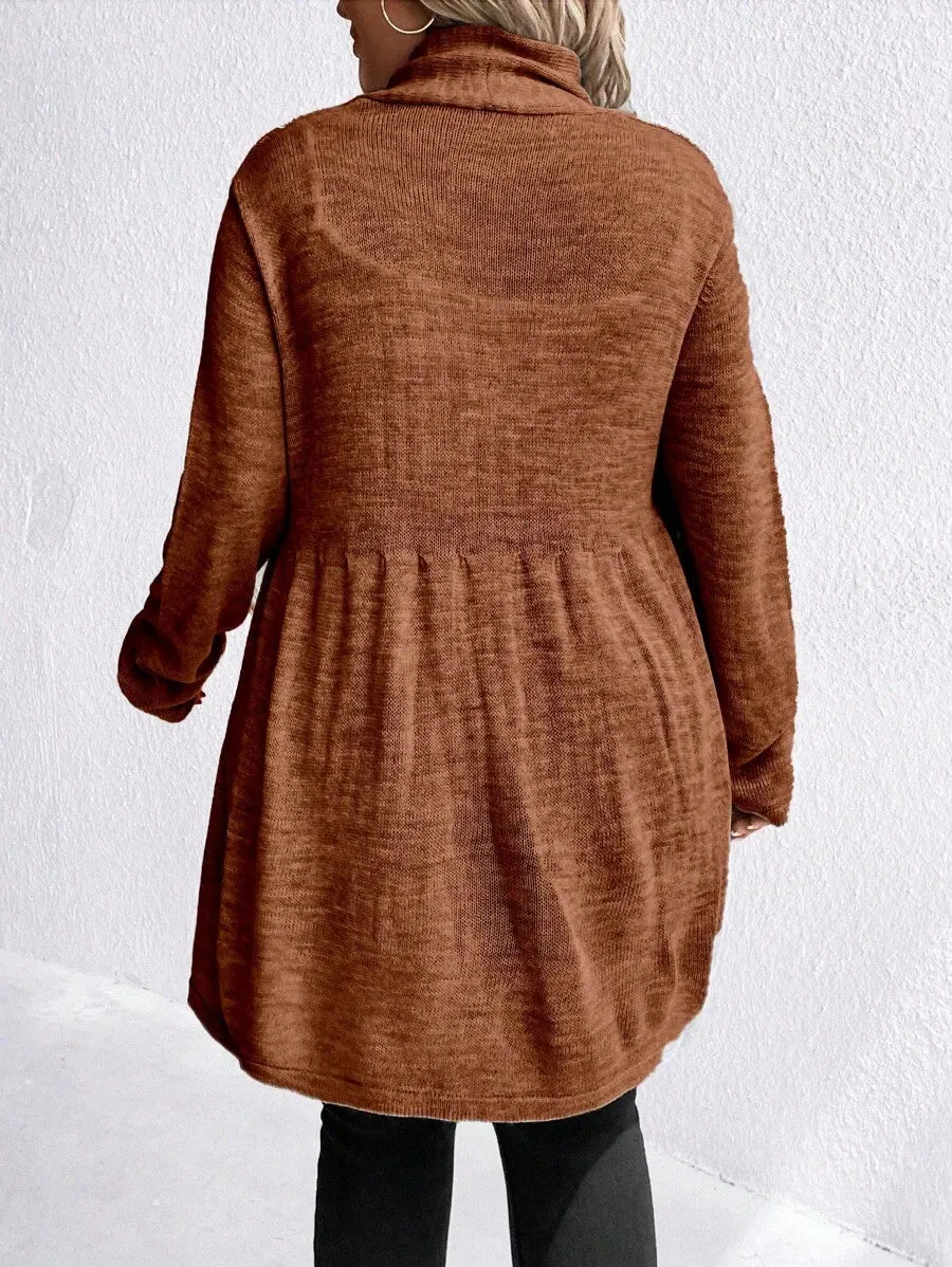Casual Front Open Cardigan Sweater