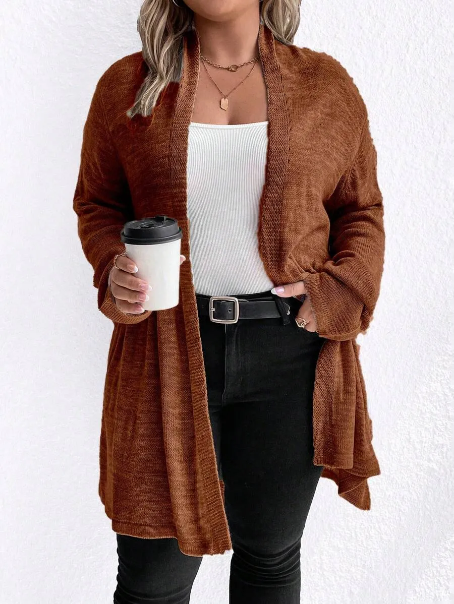 Casual Front Open Cardigan Sweater