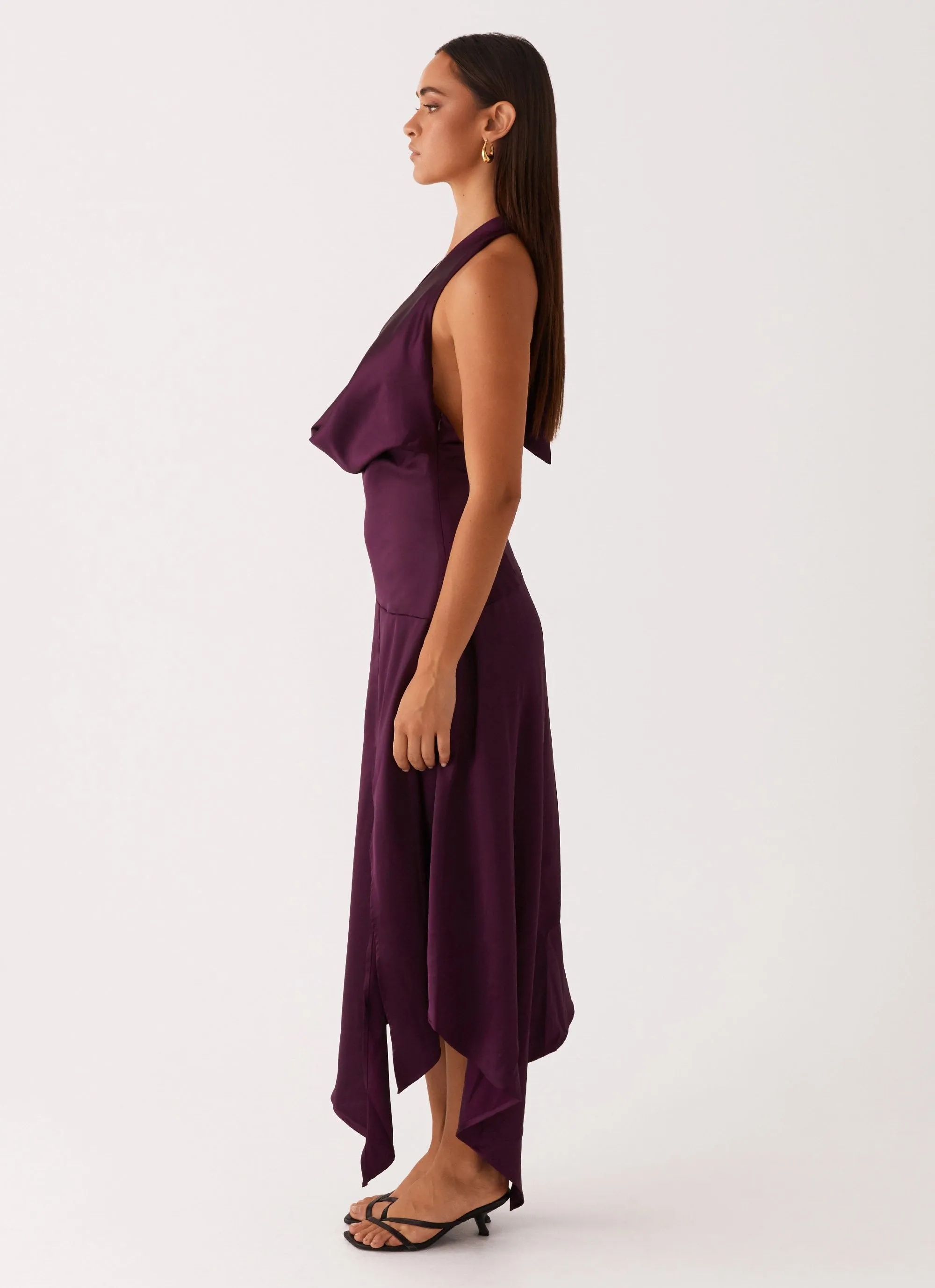 Boulevard Midi Dress - Plum Petite Option Athleisure Wear