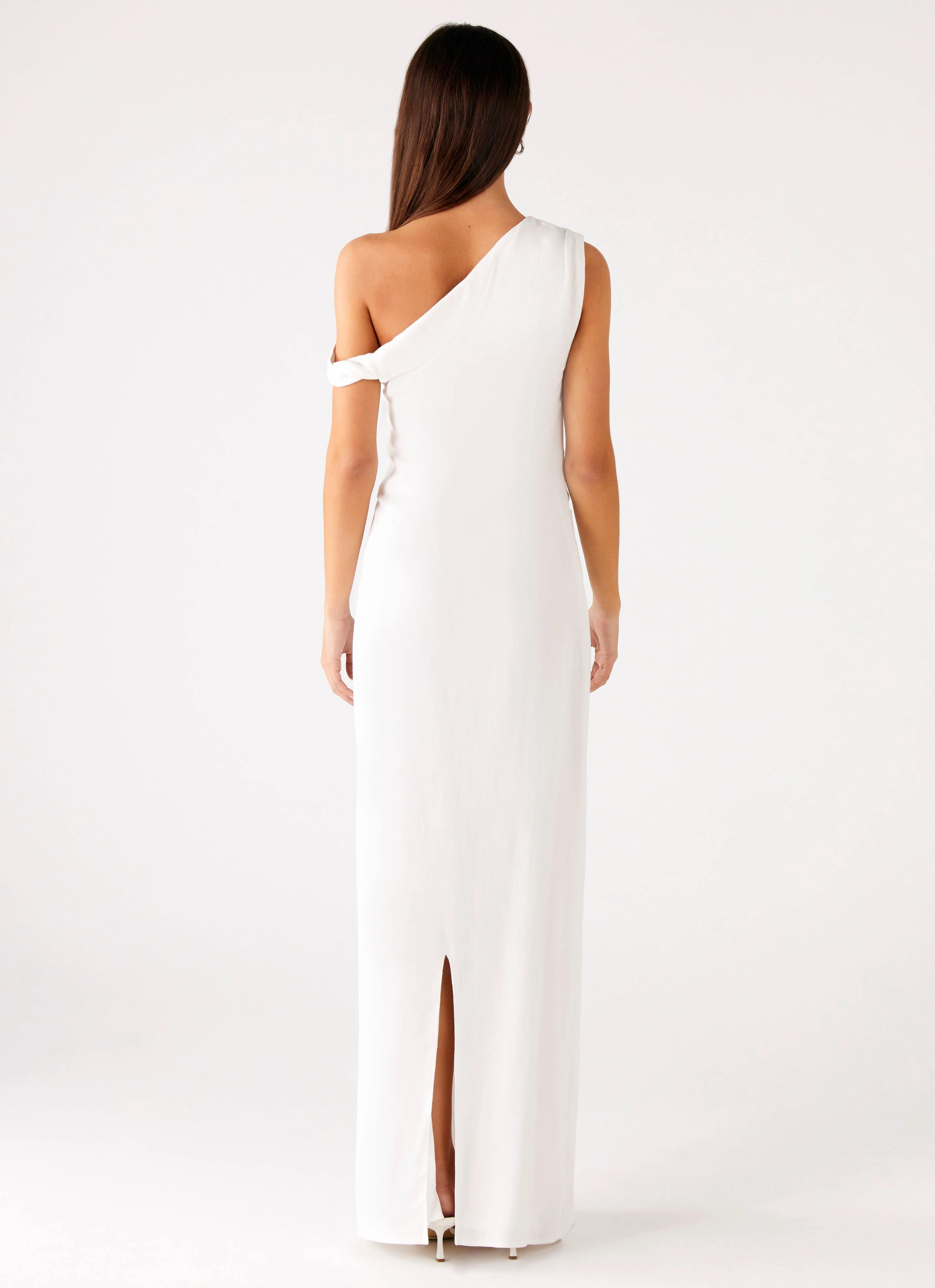 Mckenna Maxi Dress - White Fall Go