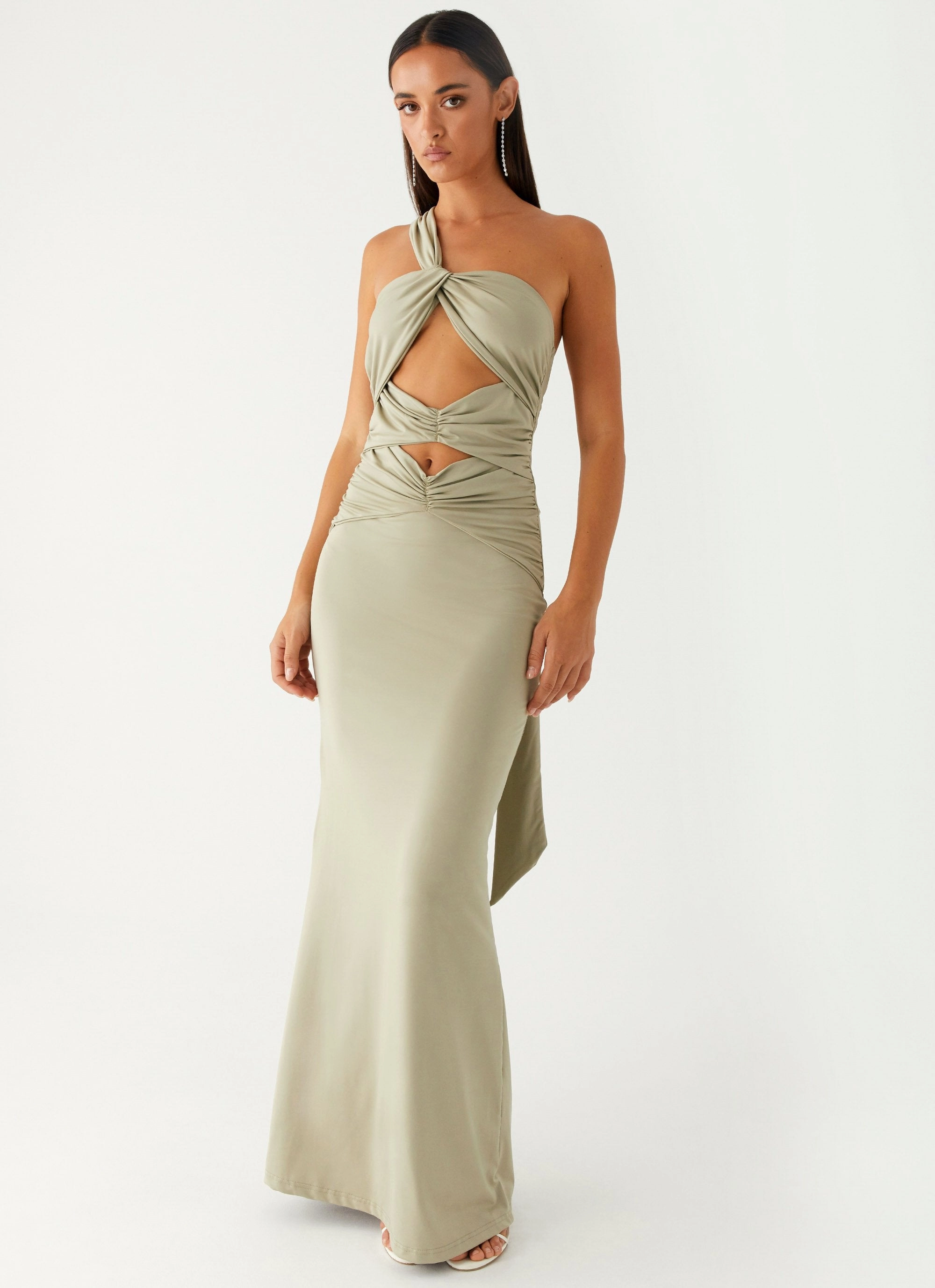 Comfort Mode Night wear Christie Maxi Dress - Sage