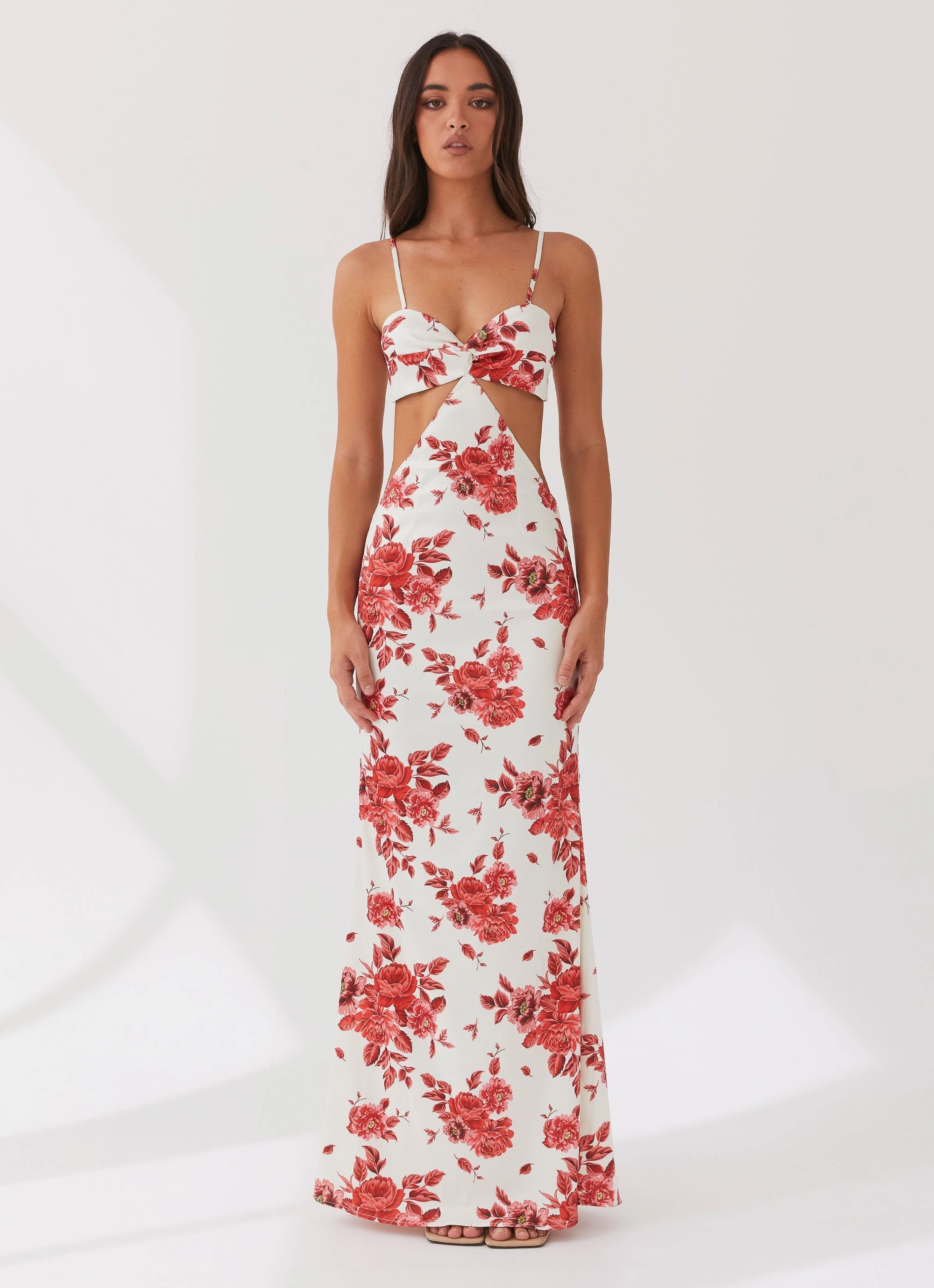 Rosie Satin Maxi Dress - Rosa Floria All Season Style