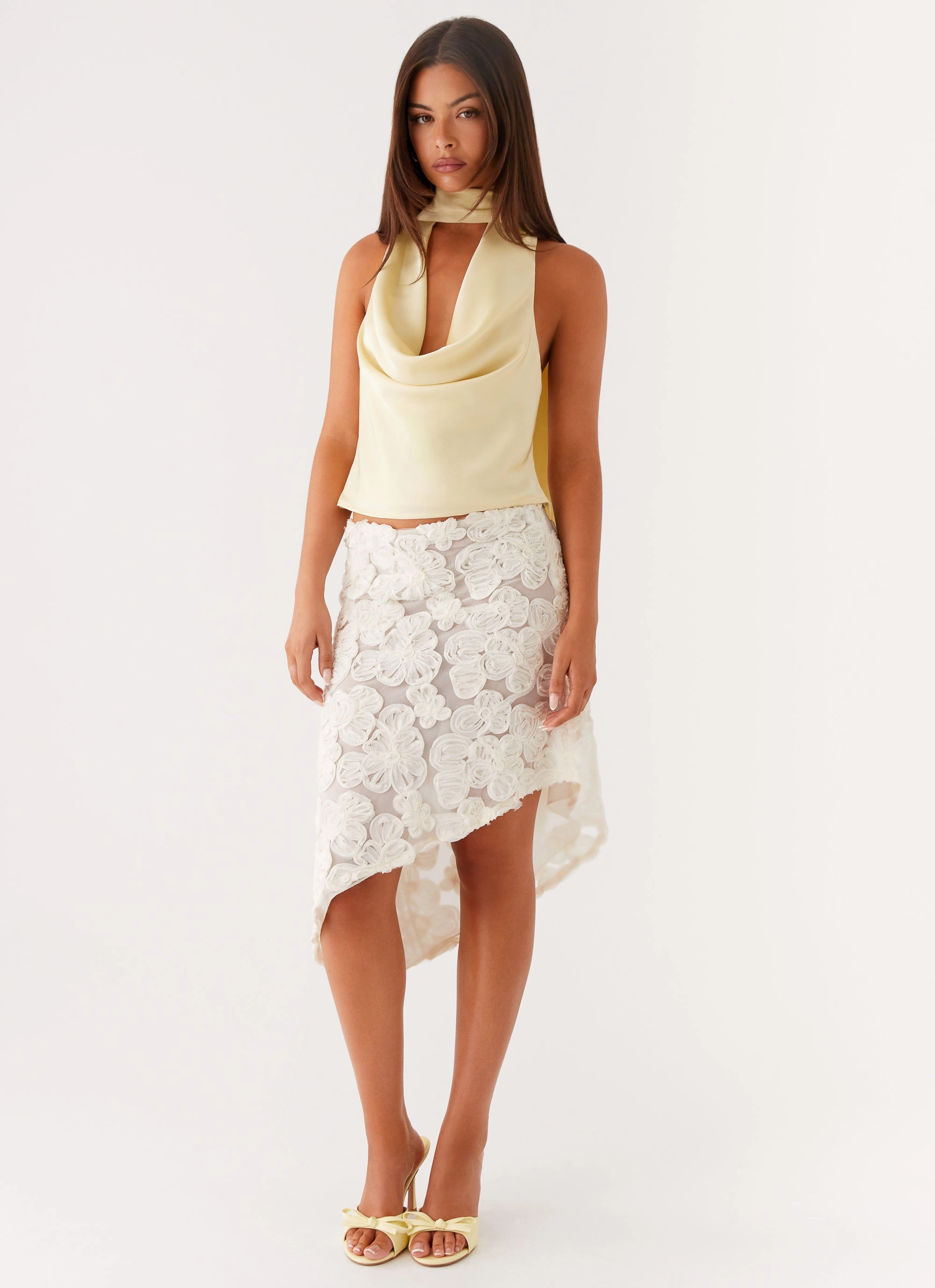 Catching Feelings Top - Yellow Anti Pilling