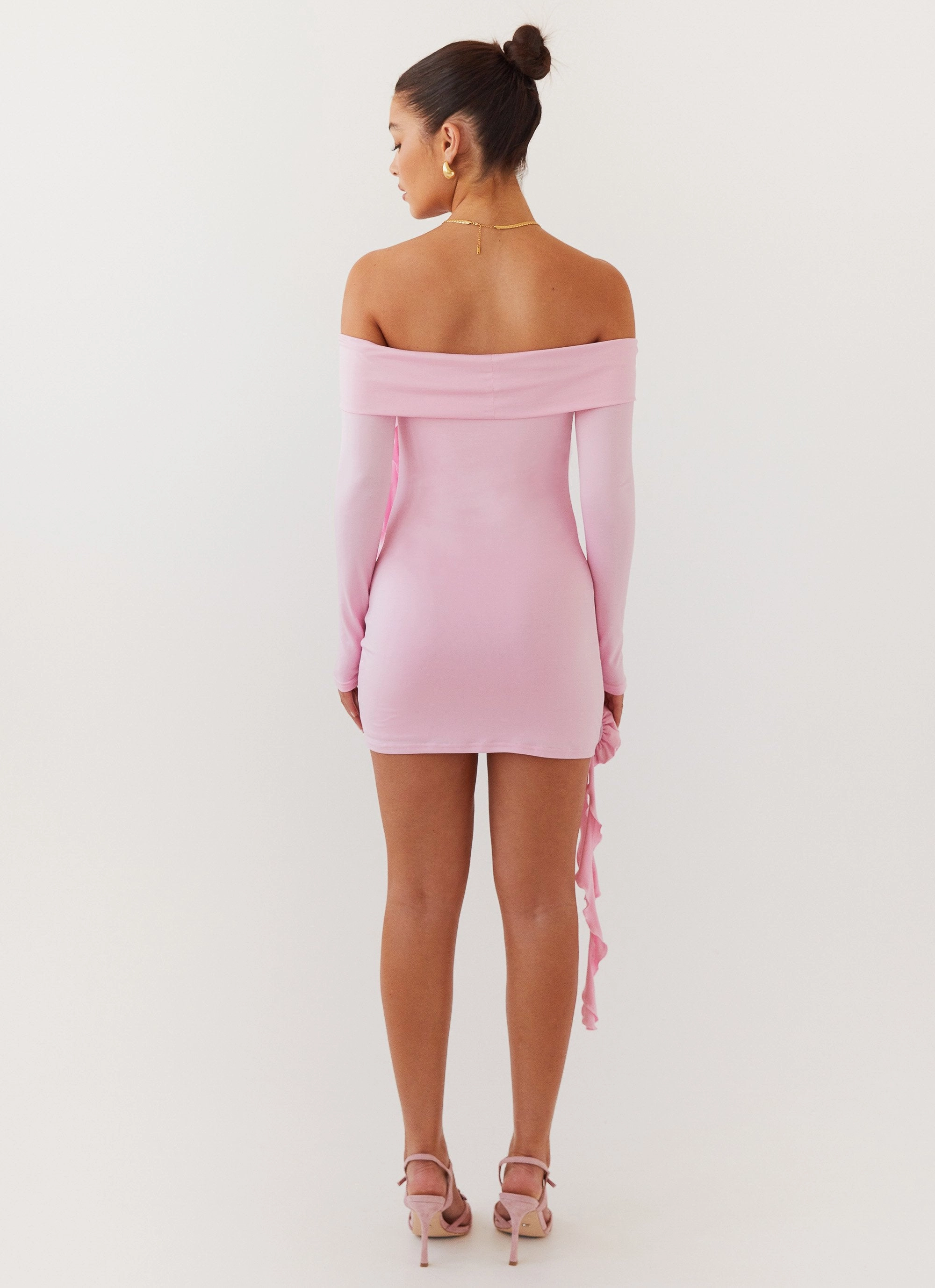 Wrap style flowy style Cecilia Rose Mini Dress - Candy
