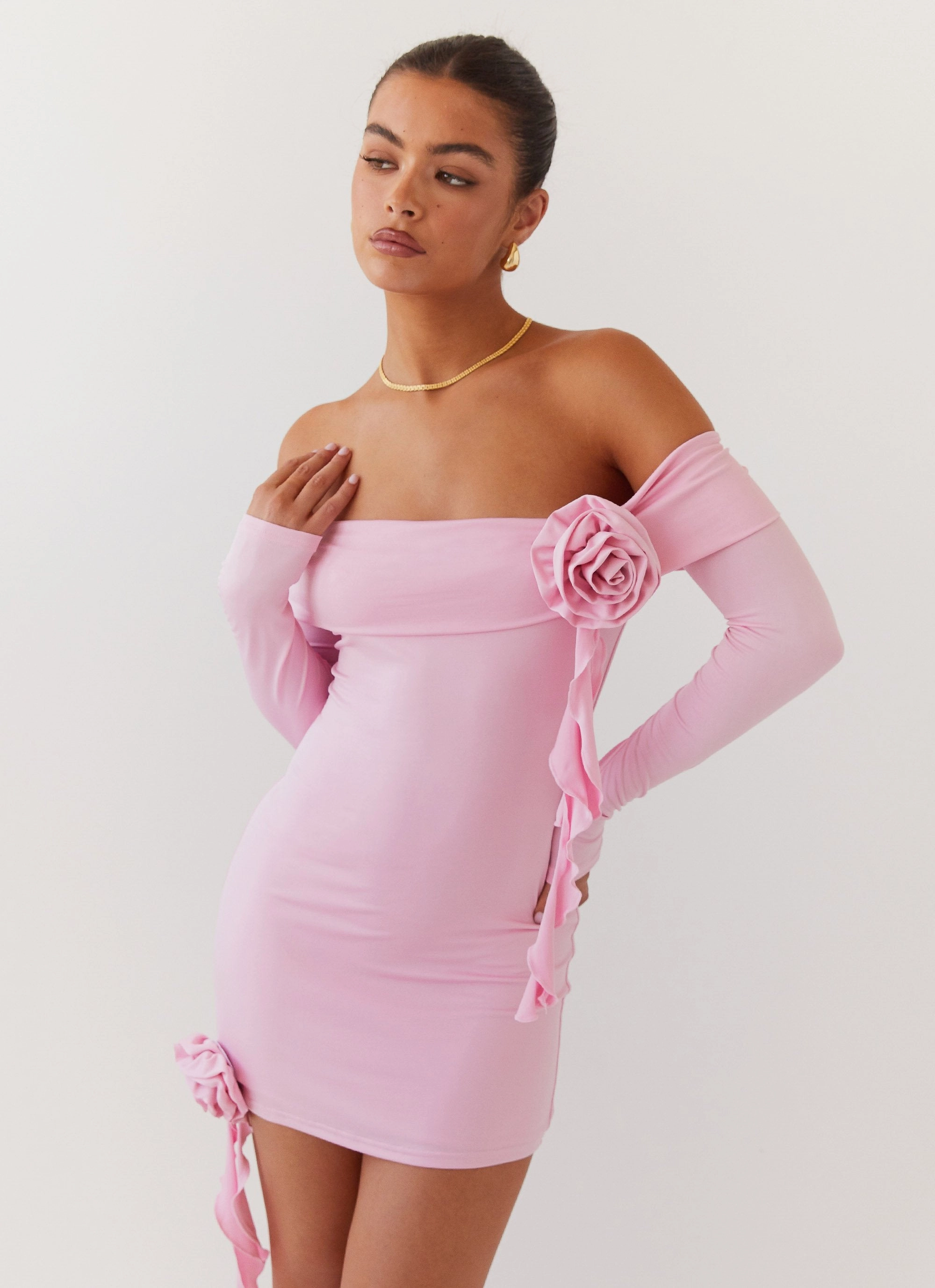 Bless Touch Cecilia Rose Mini Dress - Candy