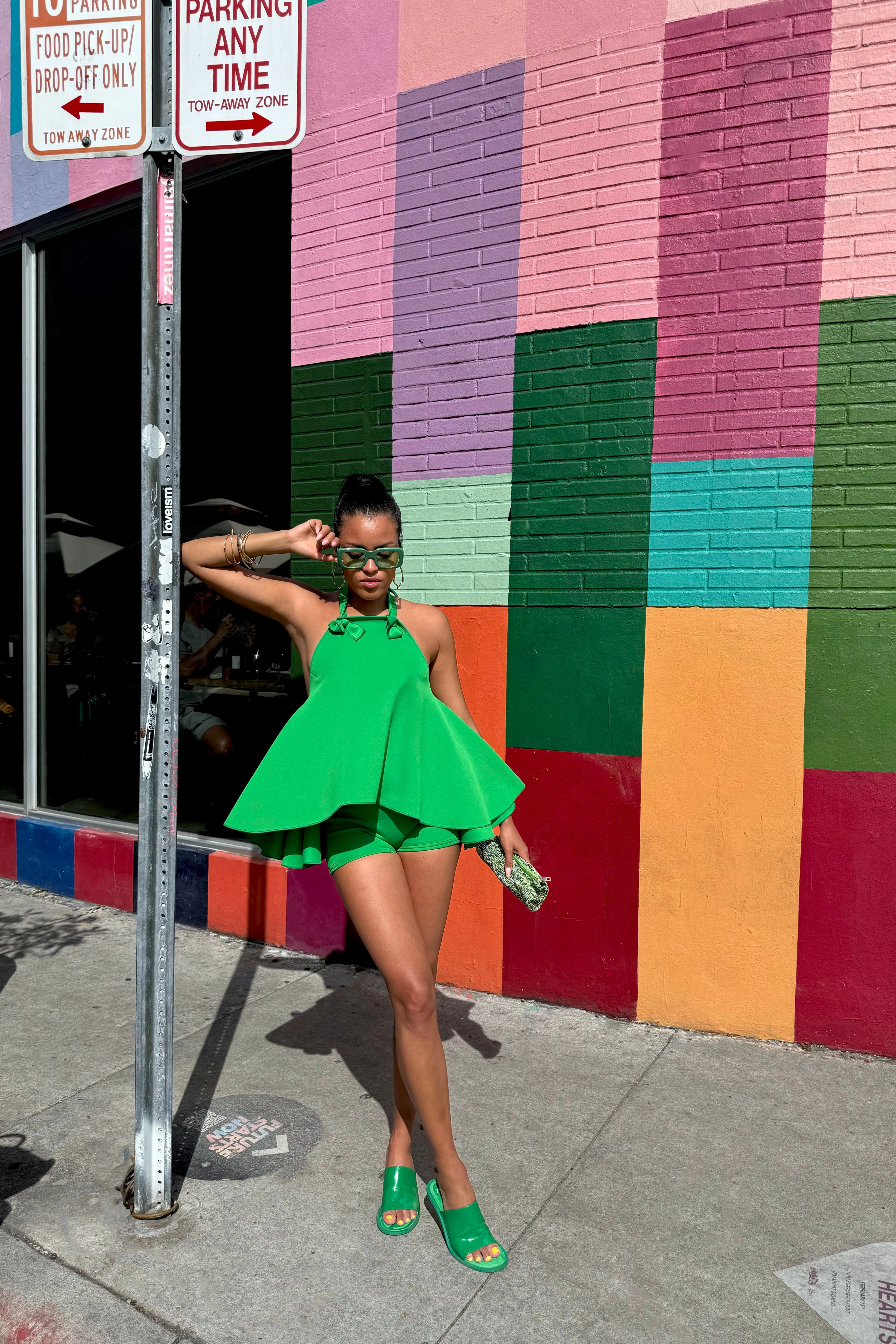 Quick Dry Technology Double Layered Construction Heather & Shorts Set