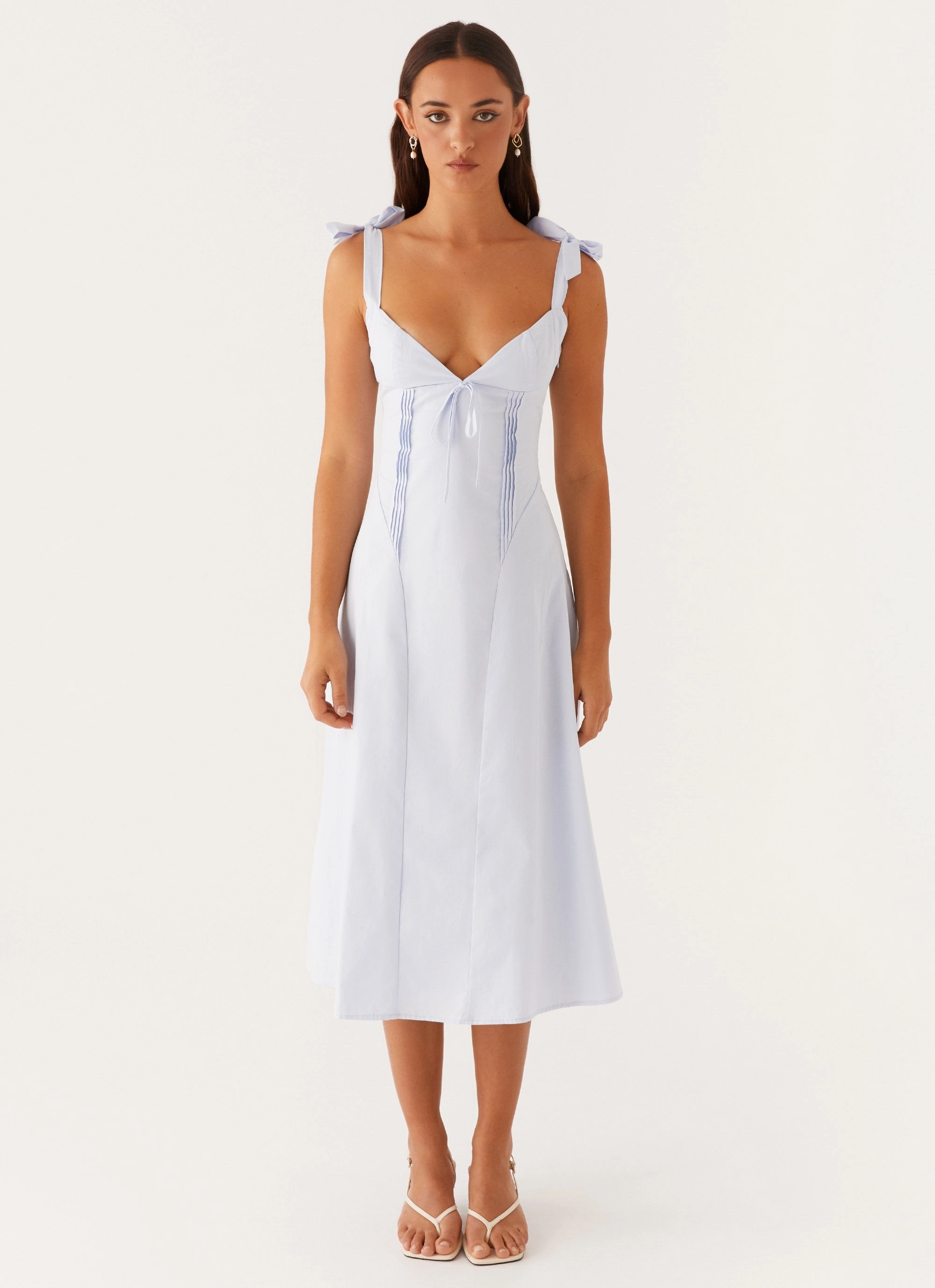 Fit for All Seasons Adela Midi Dress - Blue
