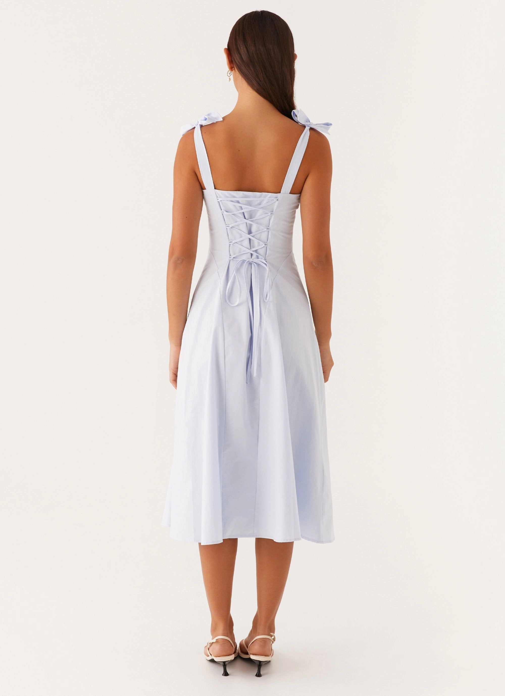 Chill Friendly Adela Midi Dress - Blue