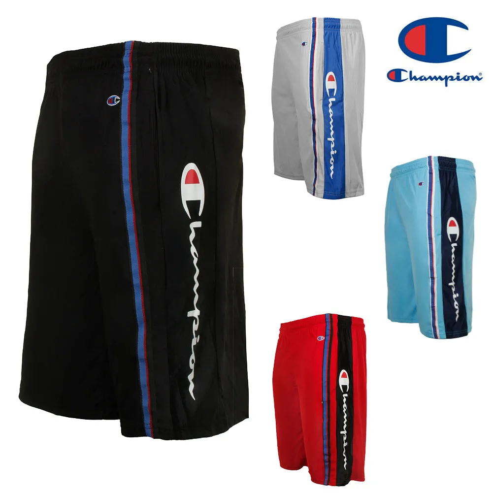 Champion Men's Script Logo Athletic Basketball Gym Shorts