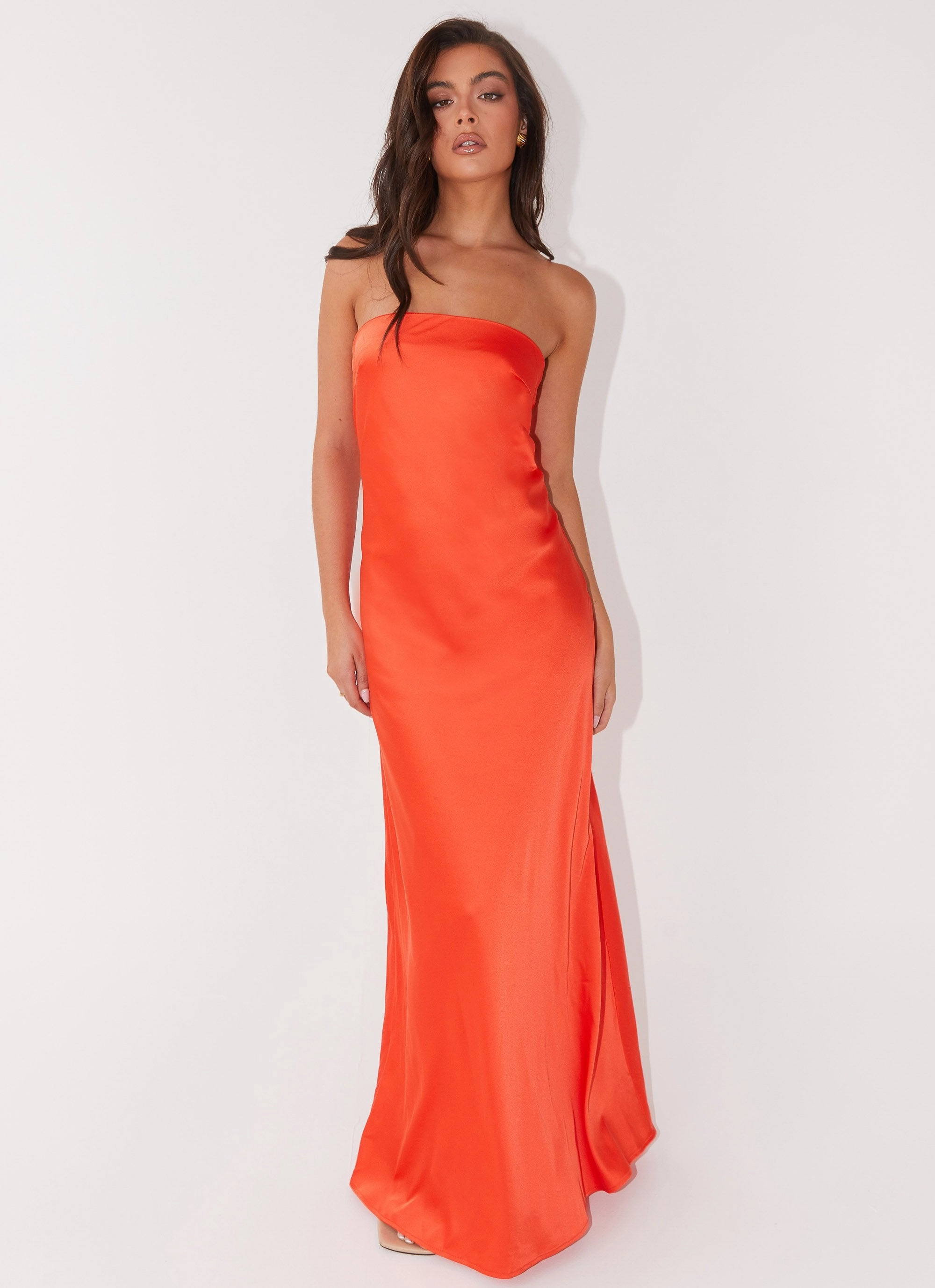 Fresh Appeal Chantelle Strapless Maxi Dress - Sunset