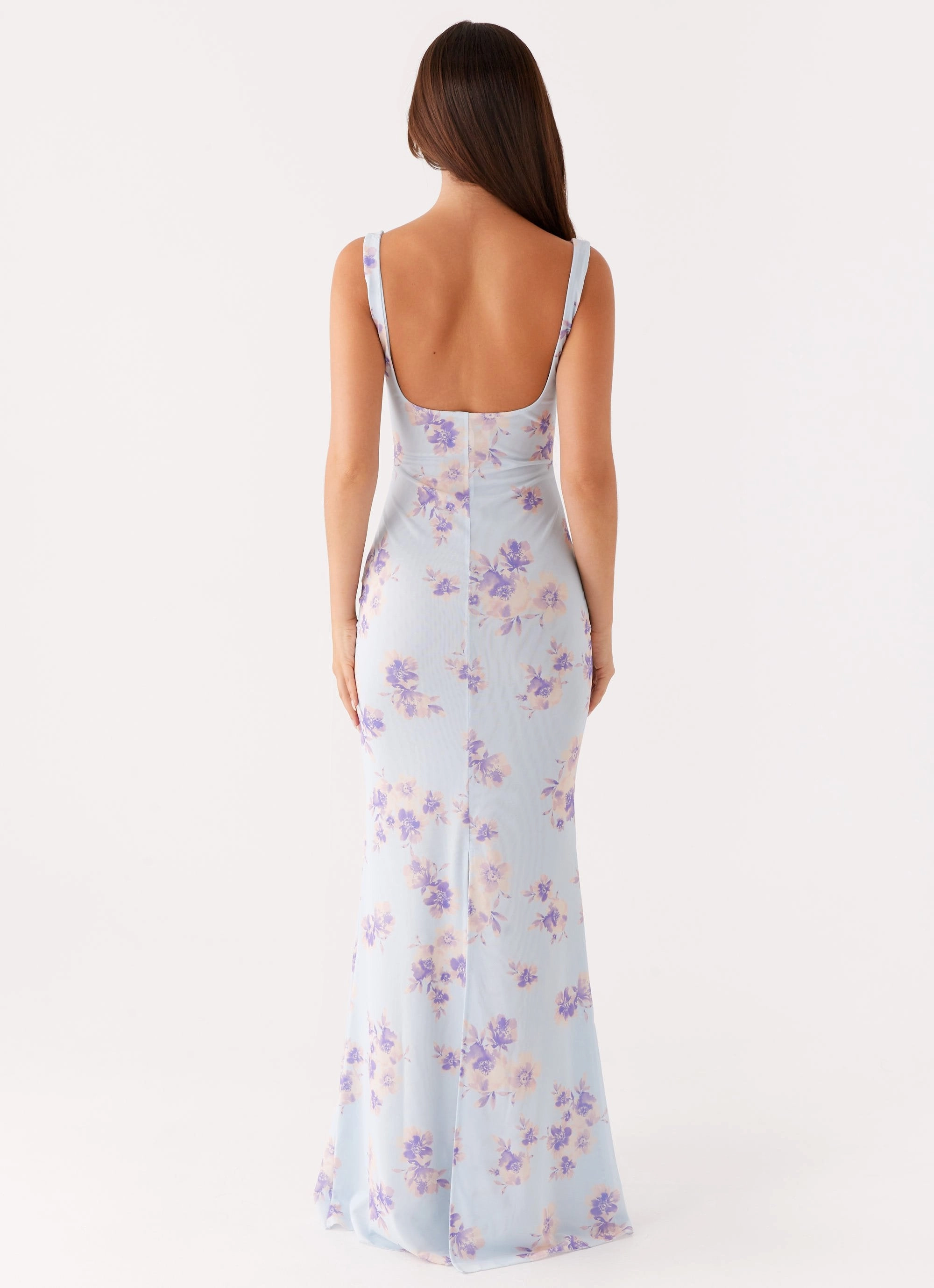 Silk Shine Lawn Soft Charity Maxi Dress - Print