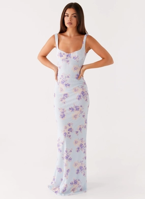 Charity Maxi Dress - Print Soft Feel Charity Maxi Dress - Print Free Shape