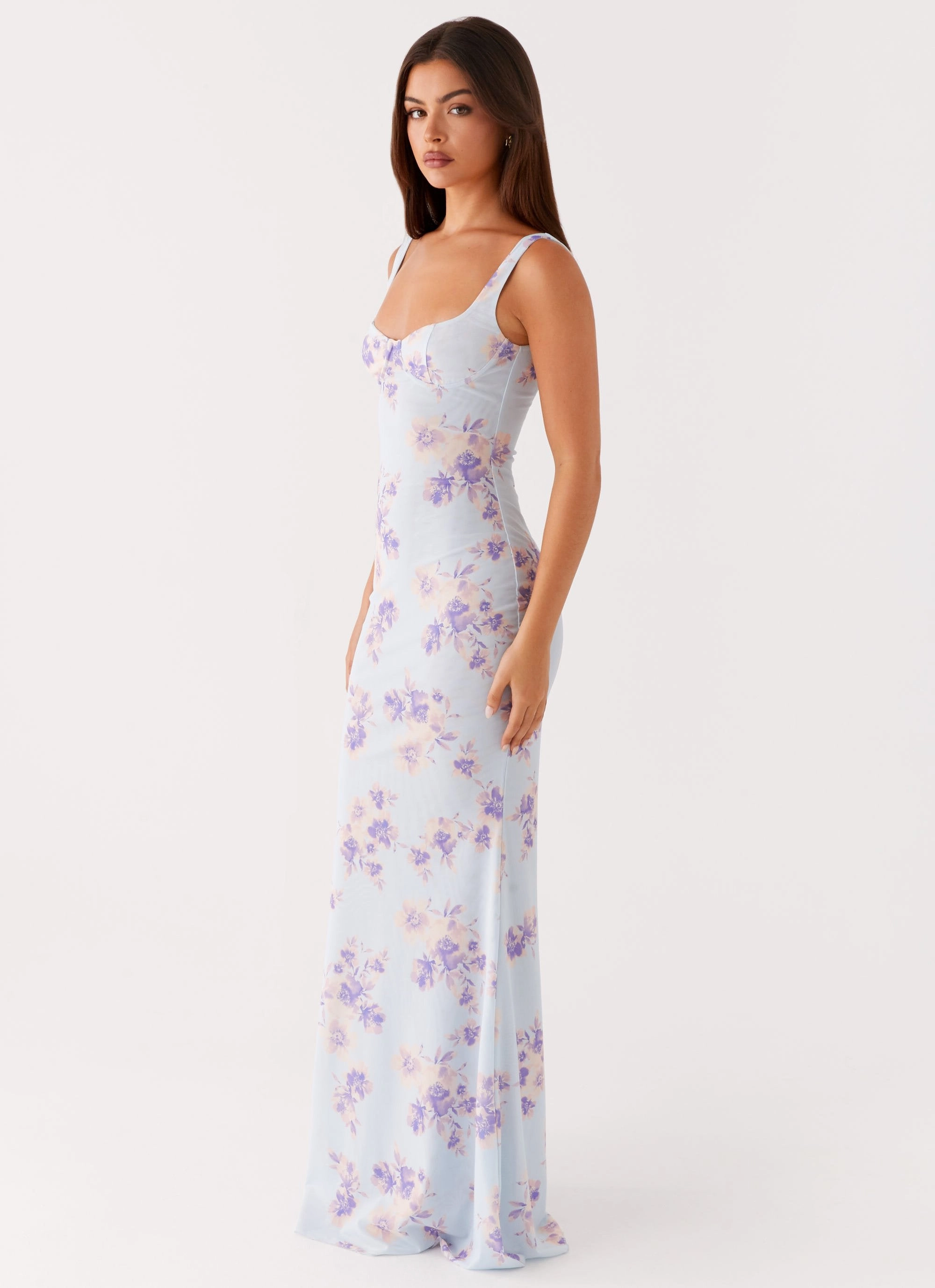 Convertible-Style Effortless Style Charity Maxi Dress - Print