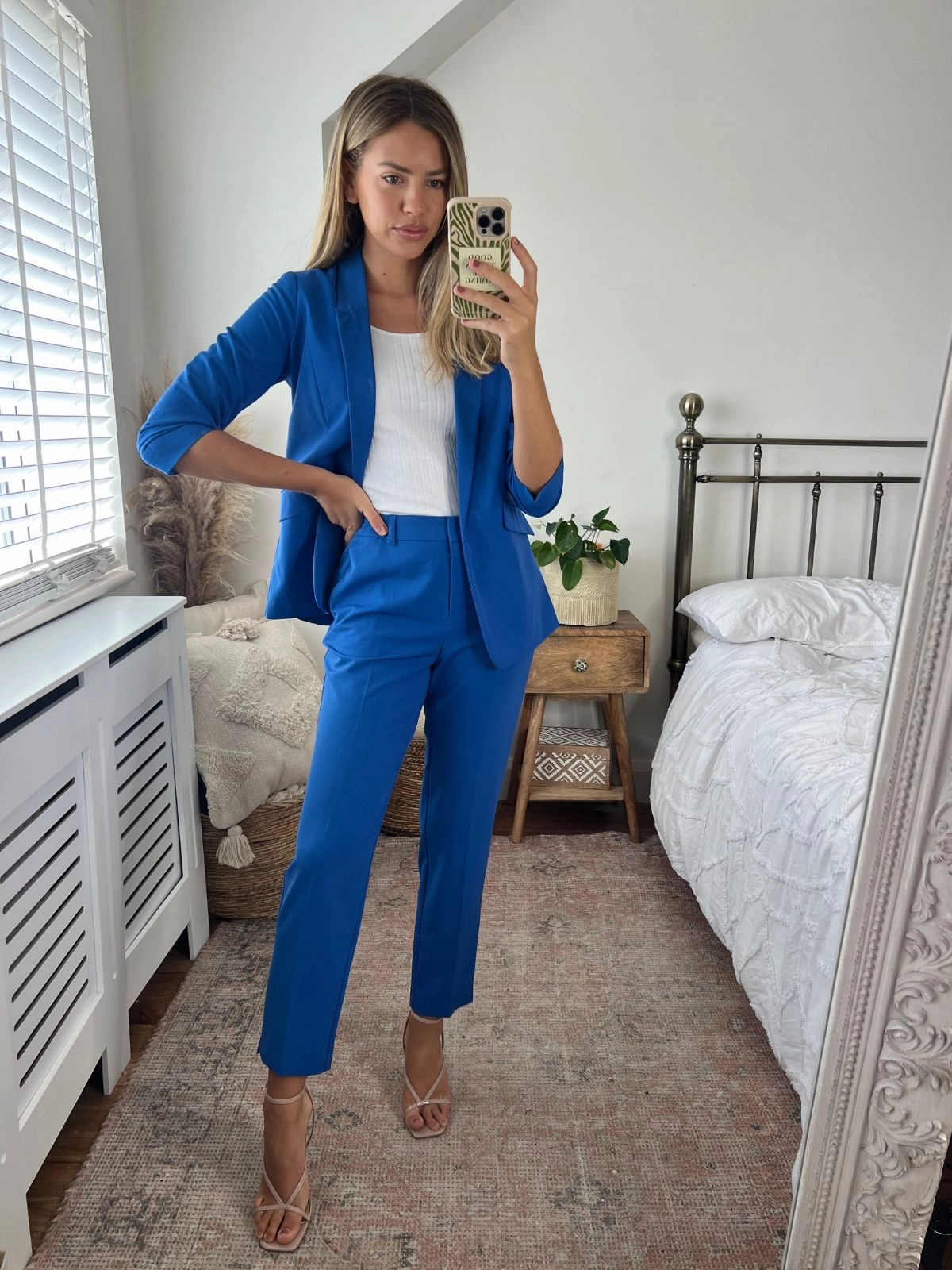 Charli Suit Trousers / Cobalt Blue No Iron Reinforced Stress Points