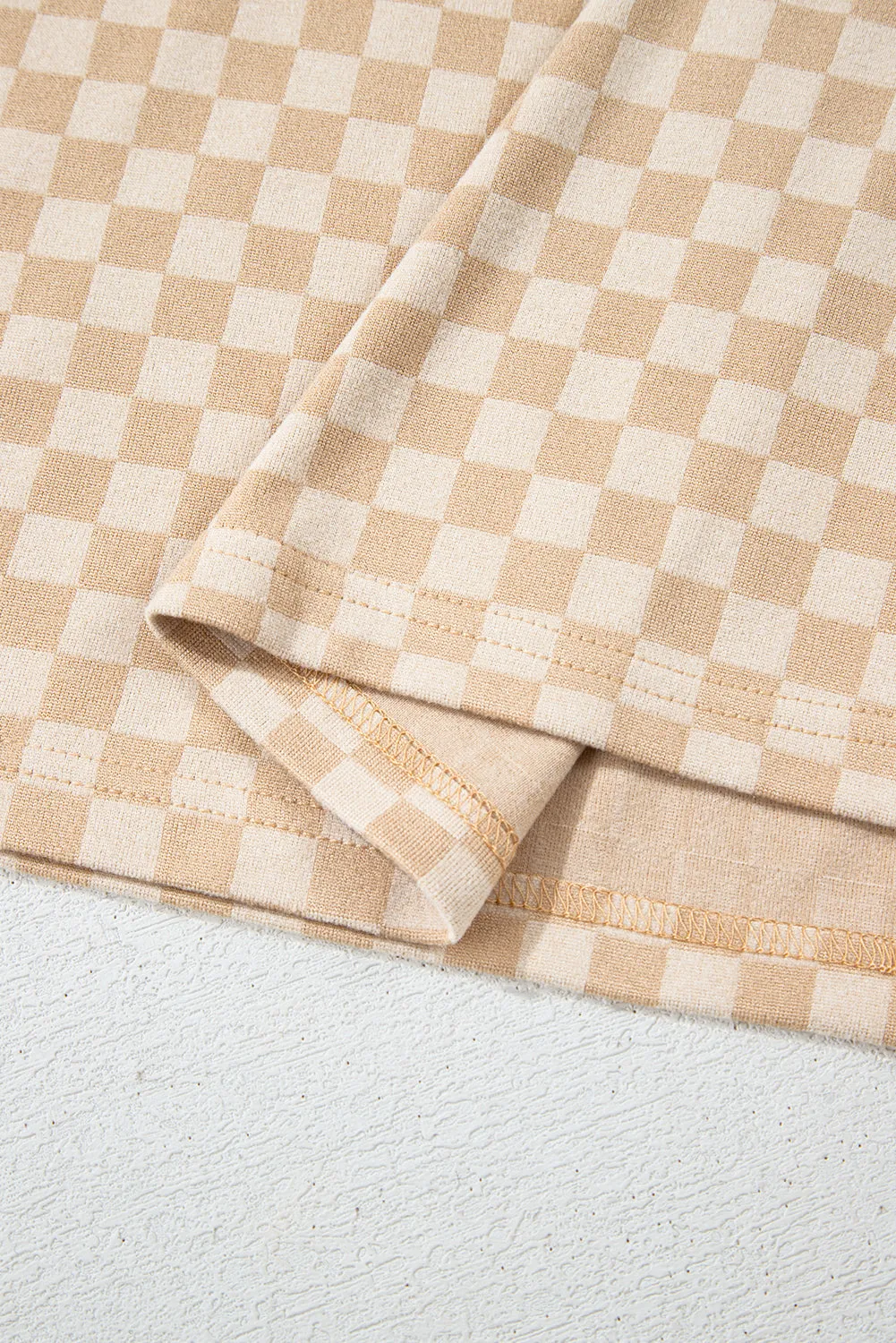 Checkerboard Plus Size T Shirt