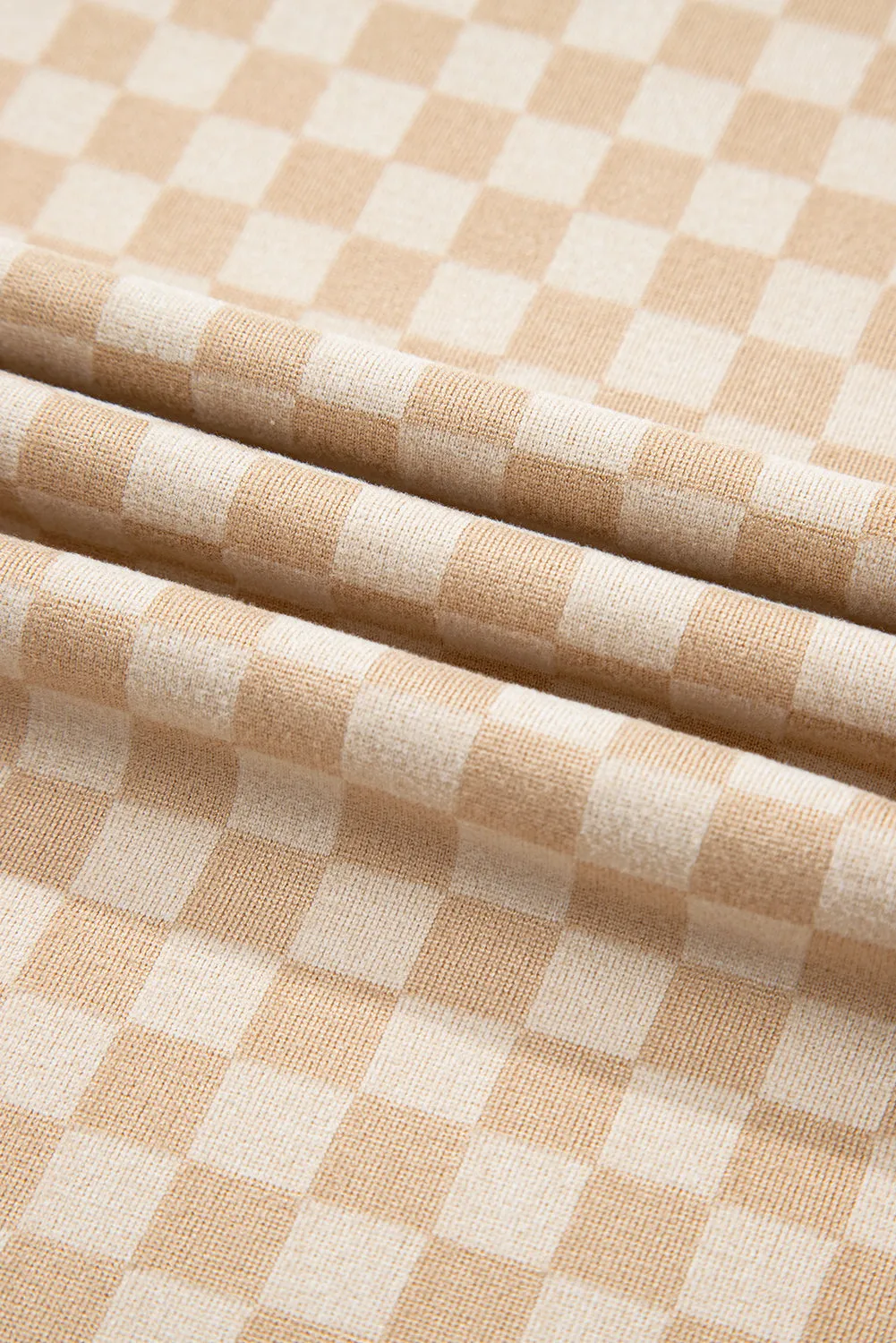 Checkerboard Plus Size T Shirt