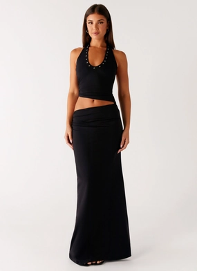 Chella Maxi Dress - Black Easy Go