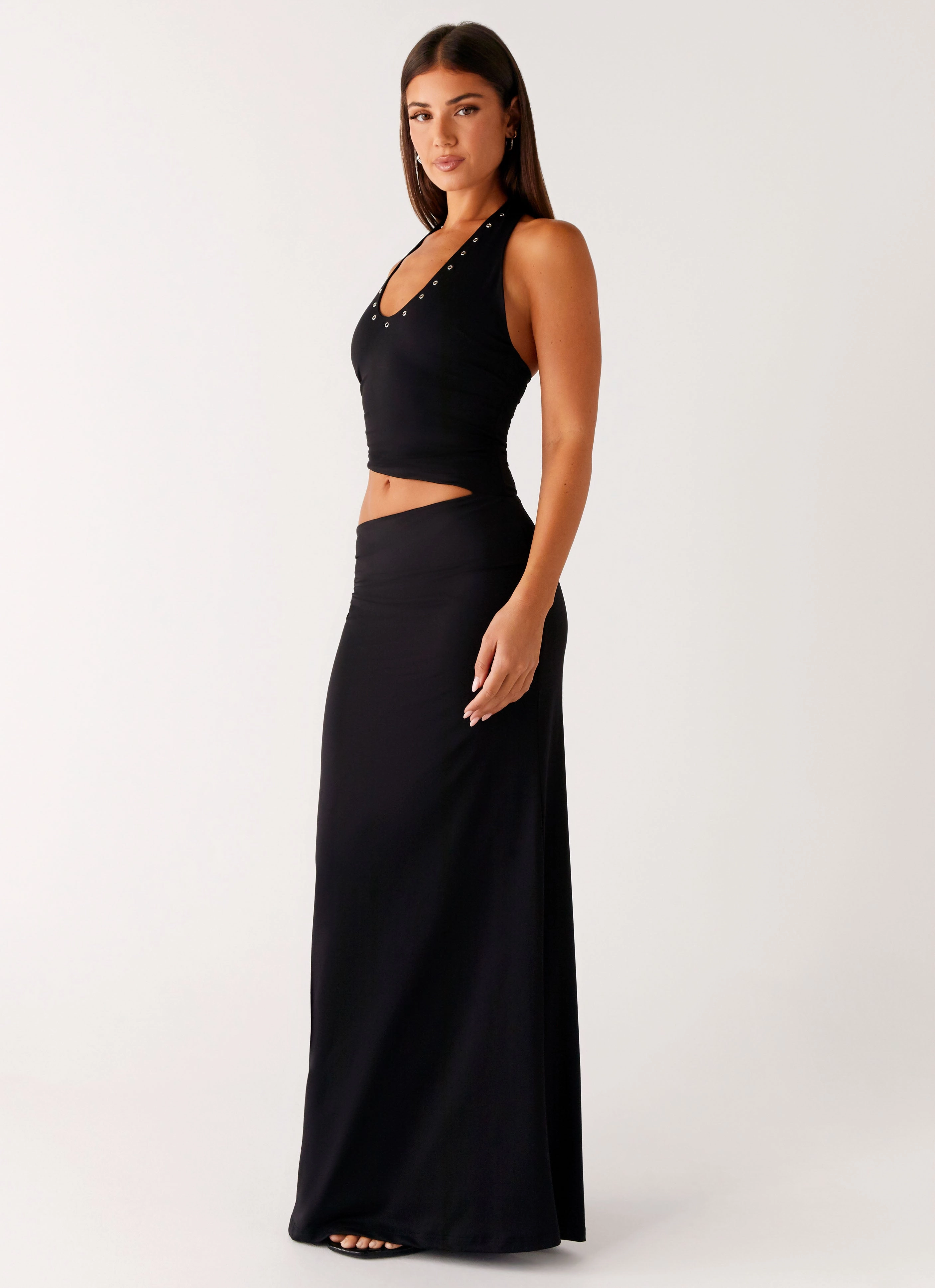 Easy Mood Chella Maxi Dress - Black