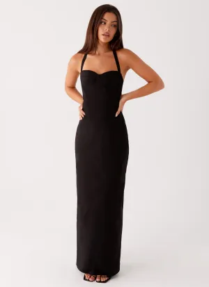 Cheryl Maxi Dress - Black Unisex style Cheryl Maxi Dress - Black UV Protection Daytime Look