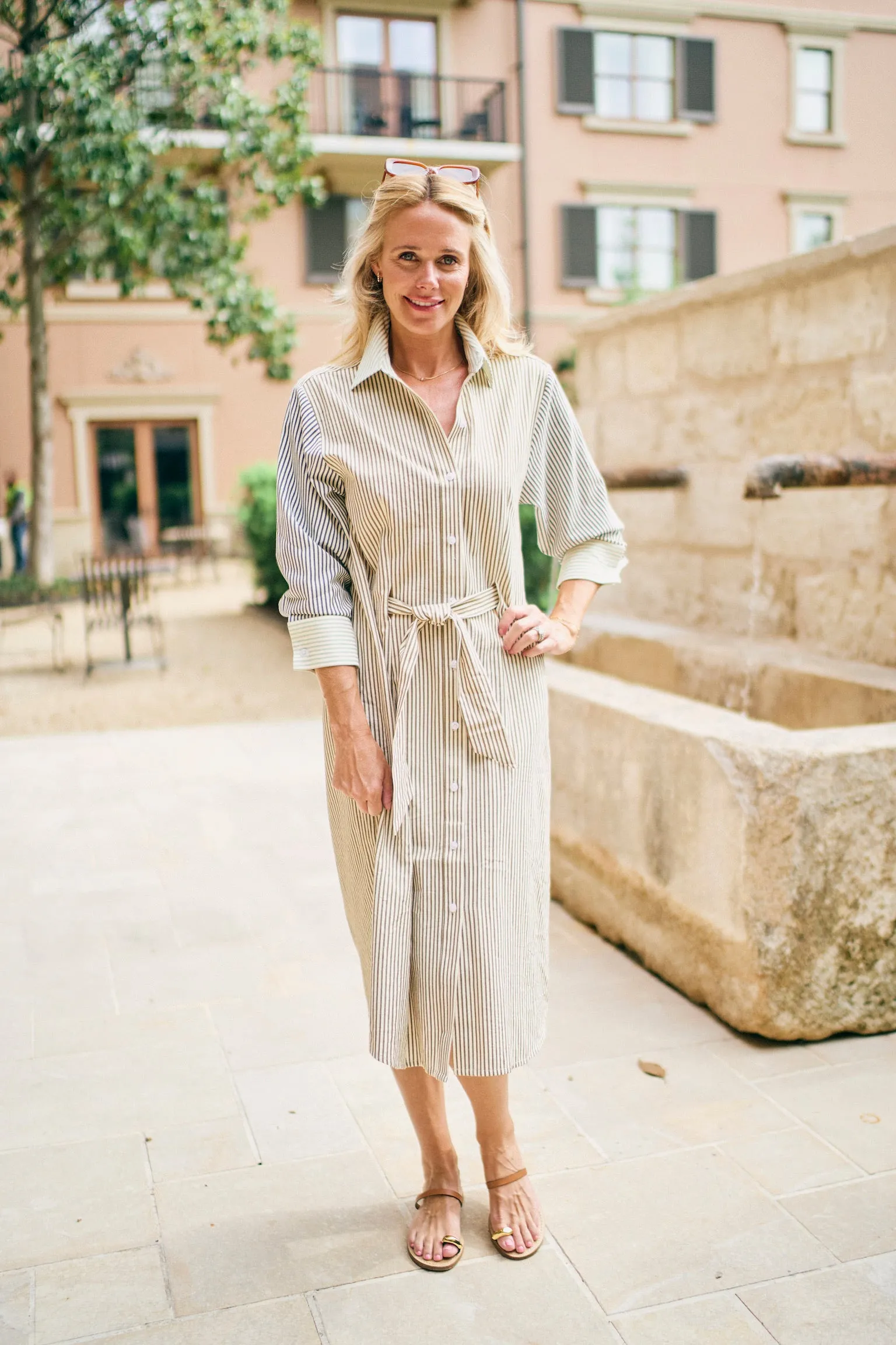 Perfectly Fit Look Event Perfect MASON'S DAUGHTER | Sutton Shirtdress, Multi Stripe