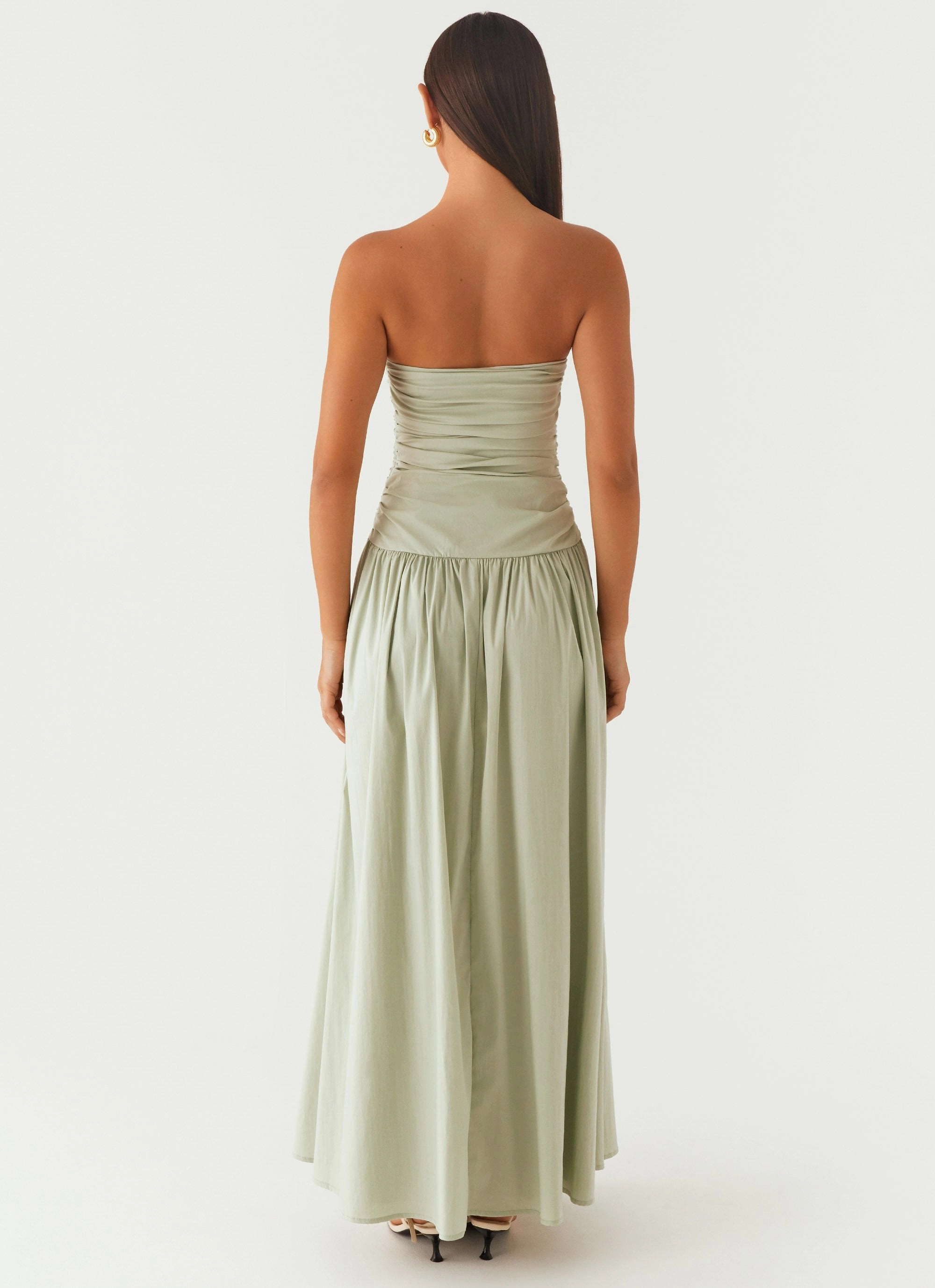 Carmel Maxi Dress - Sage Wide Swing