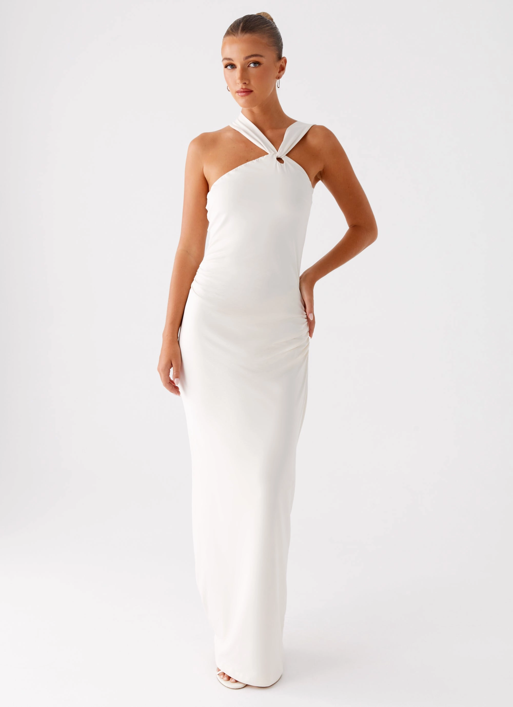 Daily Chic Elegant Appearance Tamira Maxi Dress - Ivory