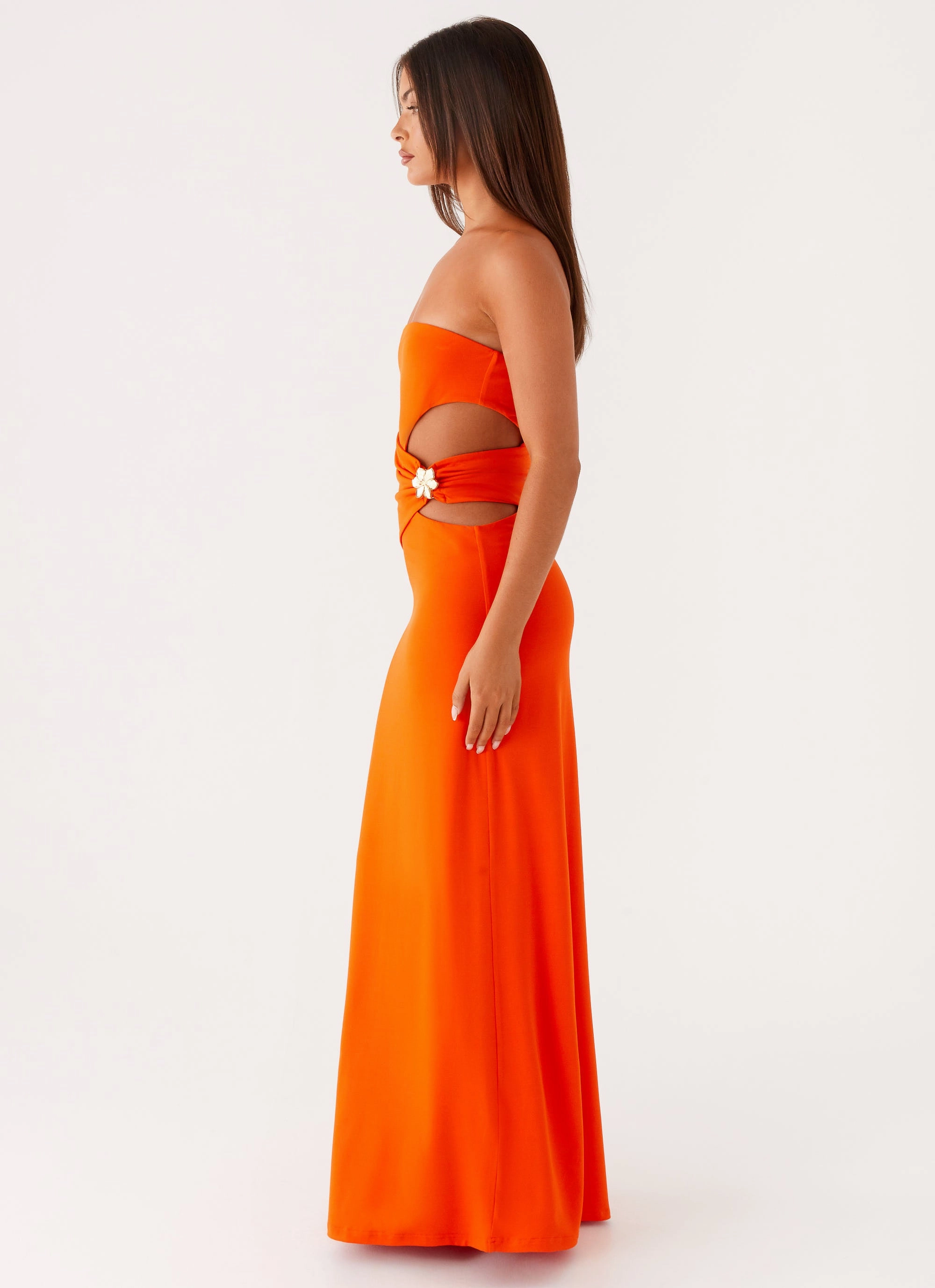 Flawless Fit Anetta Maxi Dress - Orange