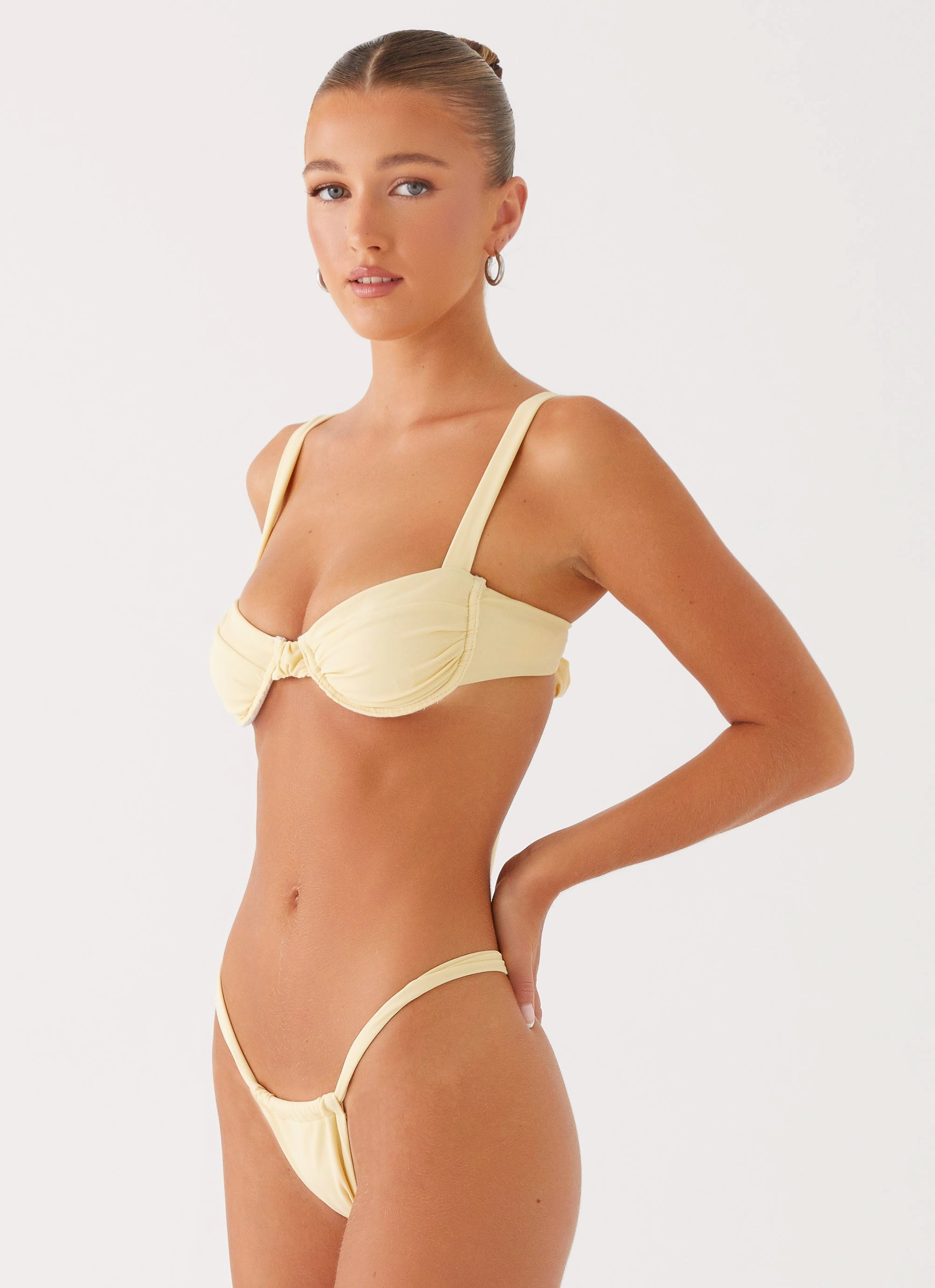 Beach Comfort Gala Underwire Bikini Top - Yellow