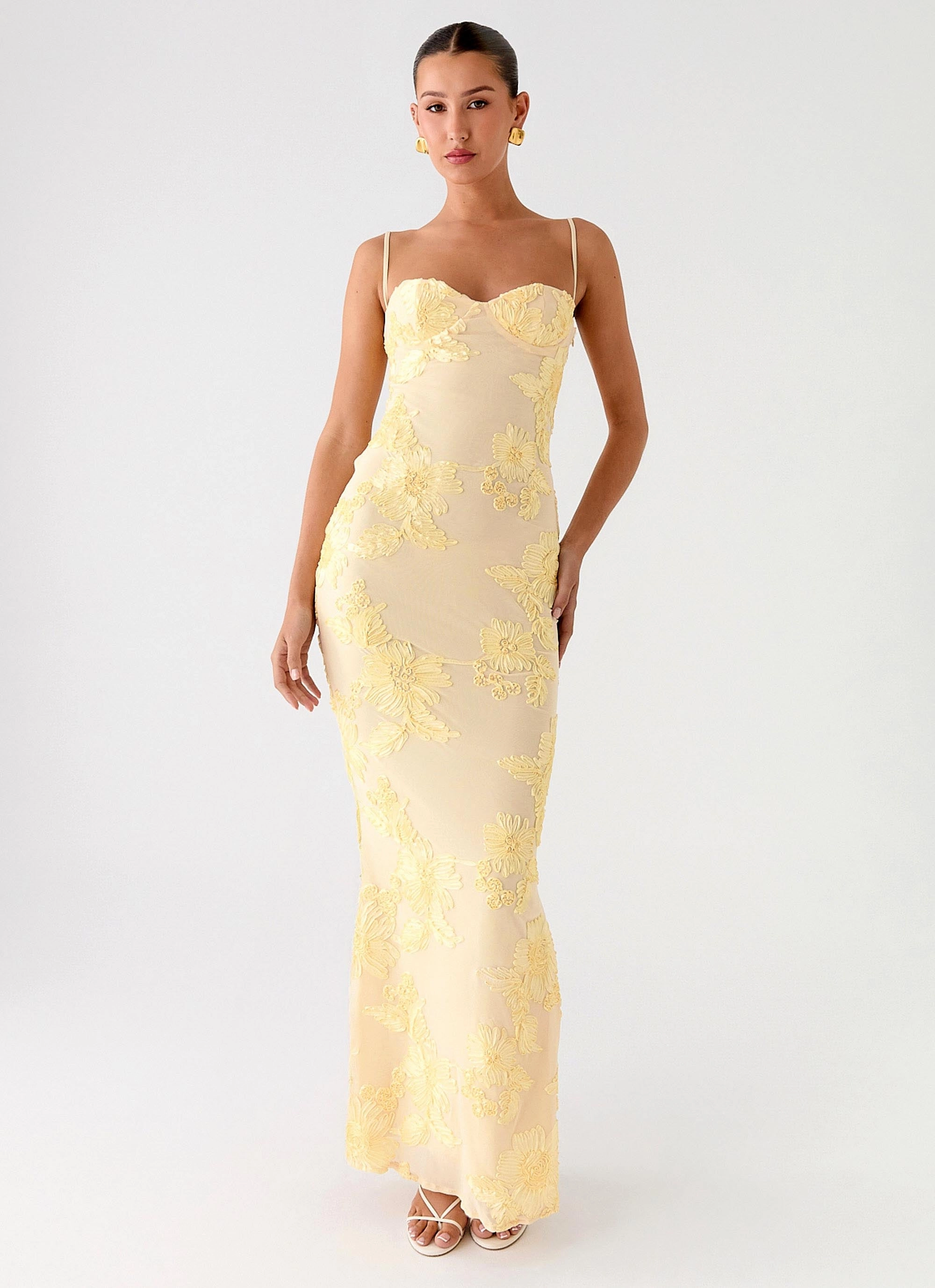 Timeless Layer That Girl Maxi Dress - Lemon