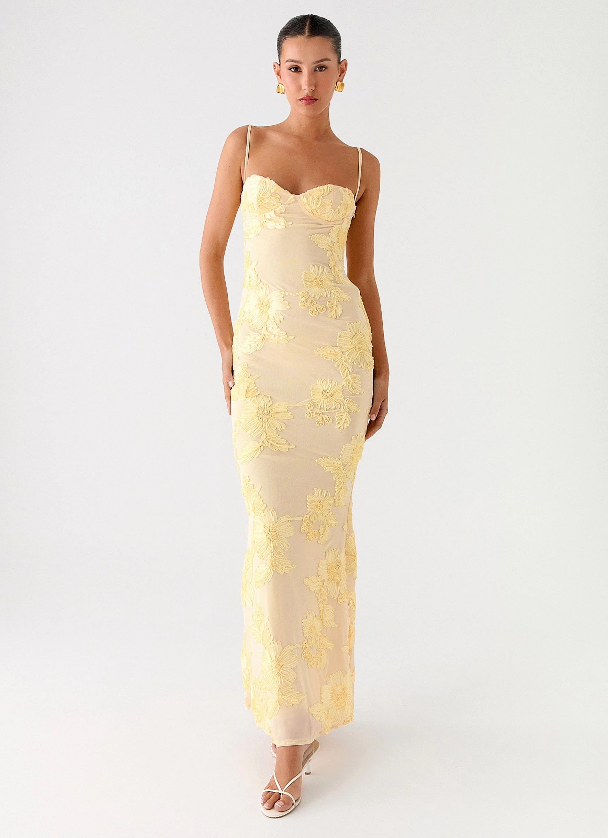 That Girl Maxi Dress - Lemon Trendy Layer
