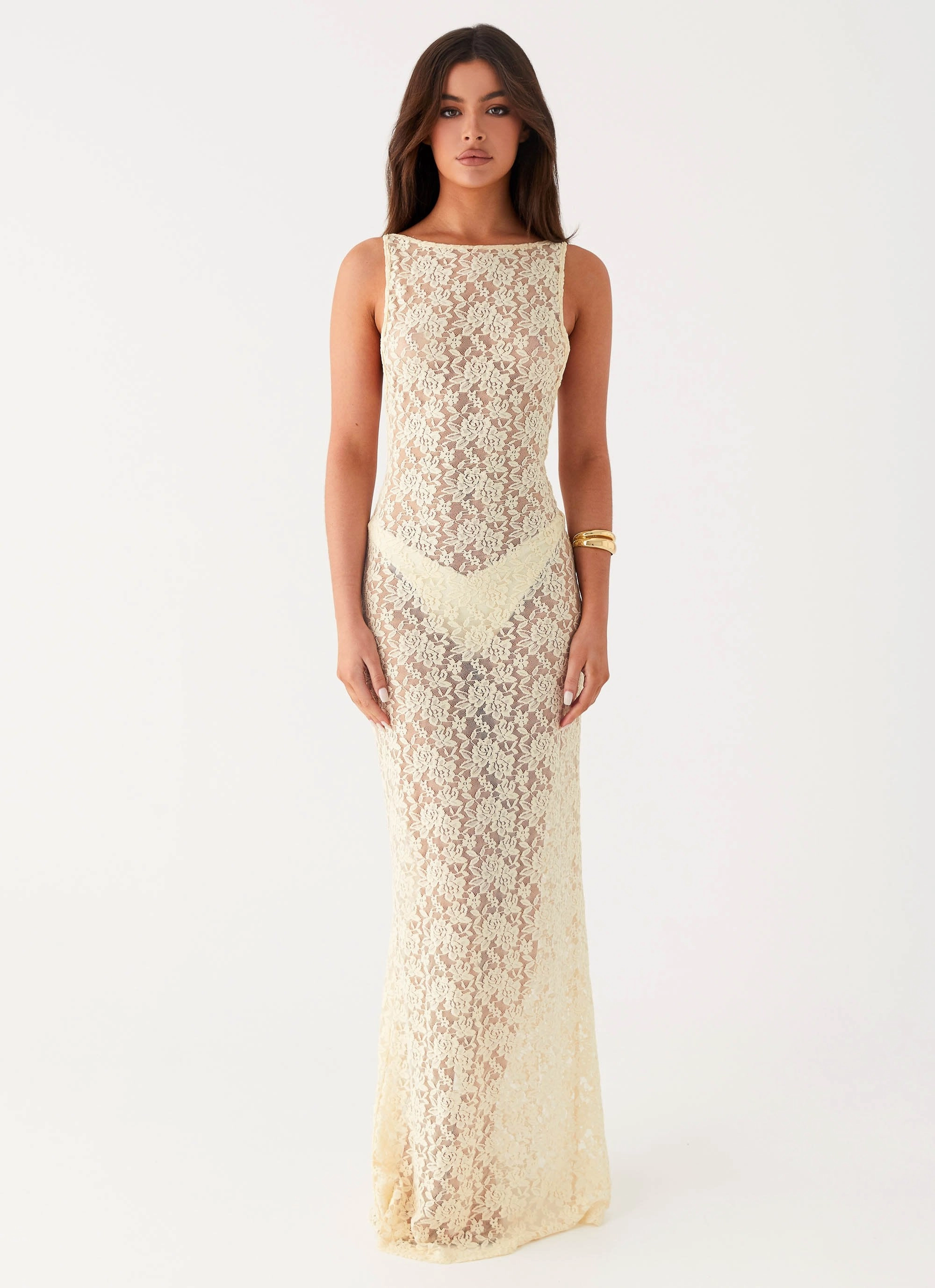 Flow Ready Promised Land Lace Maxi Dress - Ivory