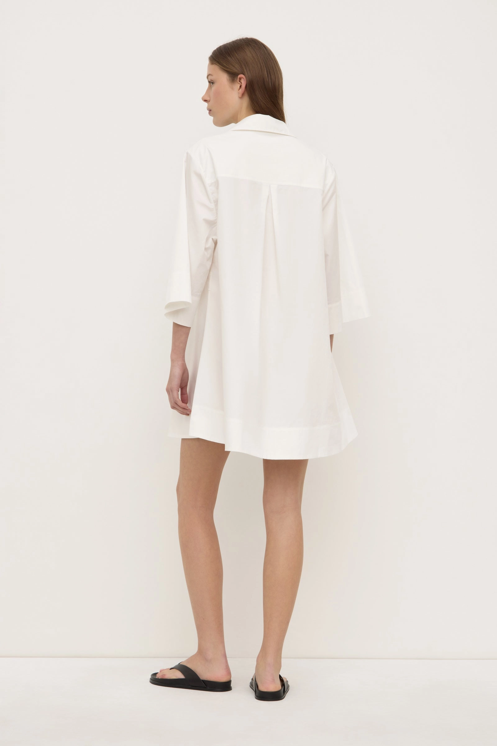 Smooth Vibes Claire Mini Shirt Dress