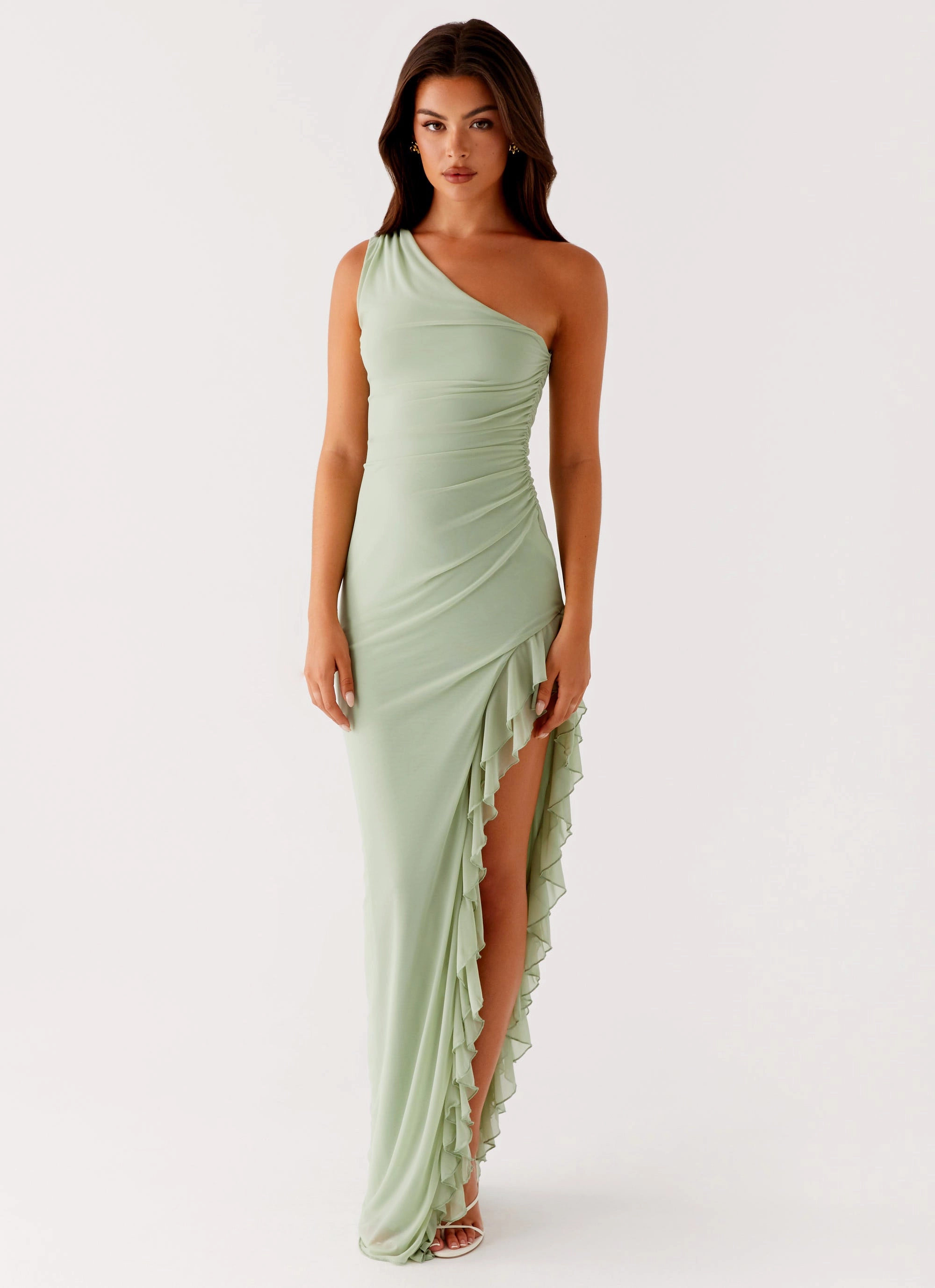 Flowing Lines Clarence Maxi Dress - Sage