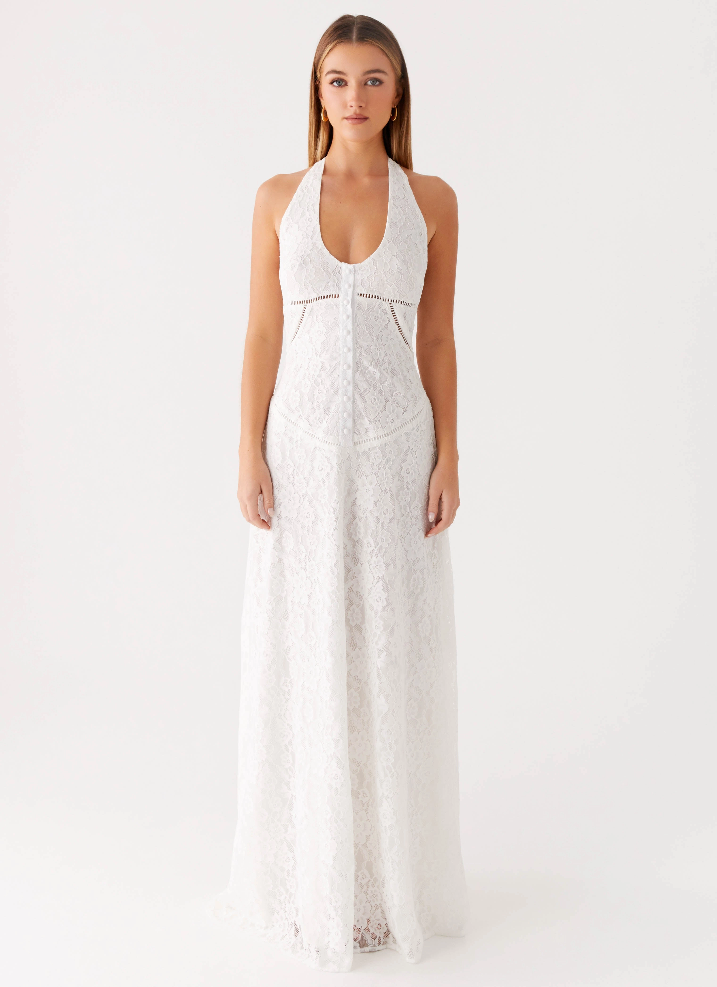 Ember Valley Maxi Dress - Ivory SmoothEdgeFinish