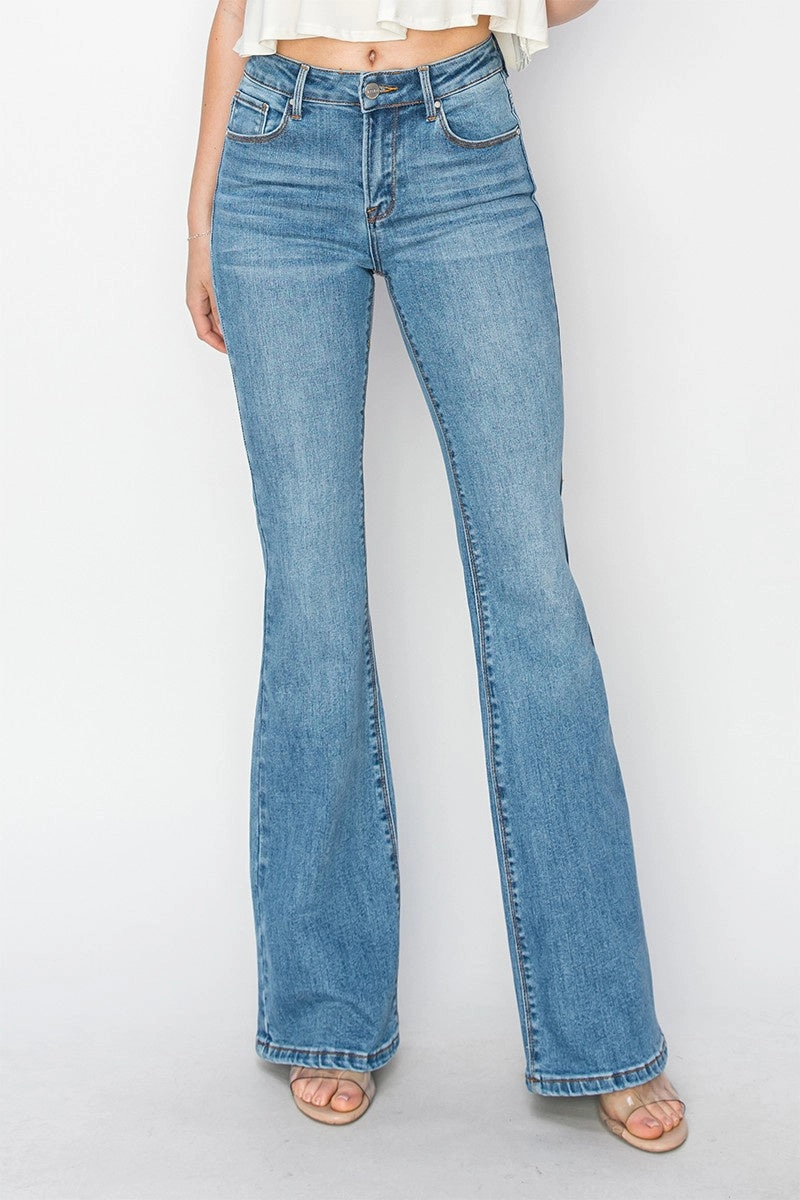 Saber Flare Jeans Comfortable Wear
