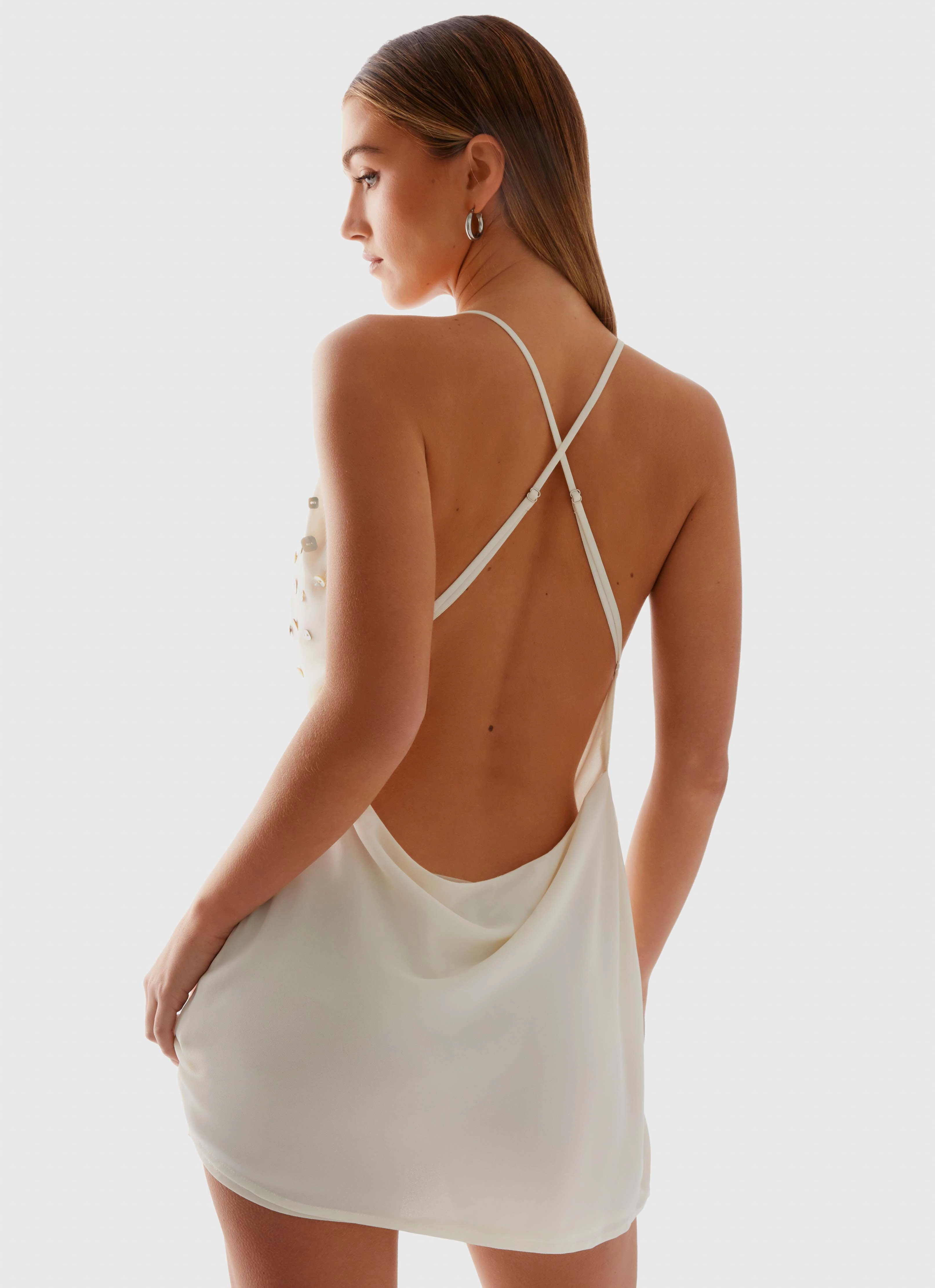 Renegade Feeling Mini Dress - Muted Yellow Lounge Style