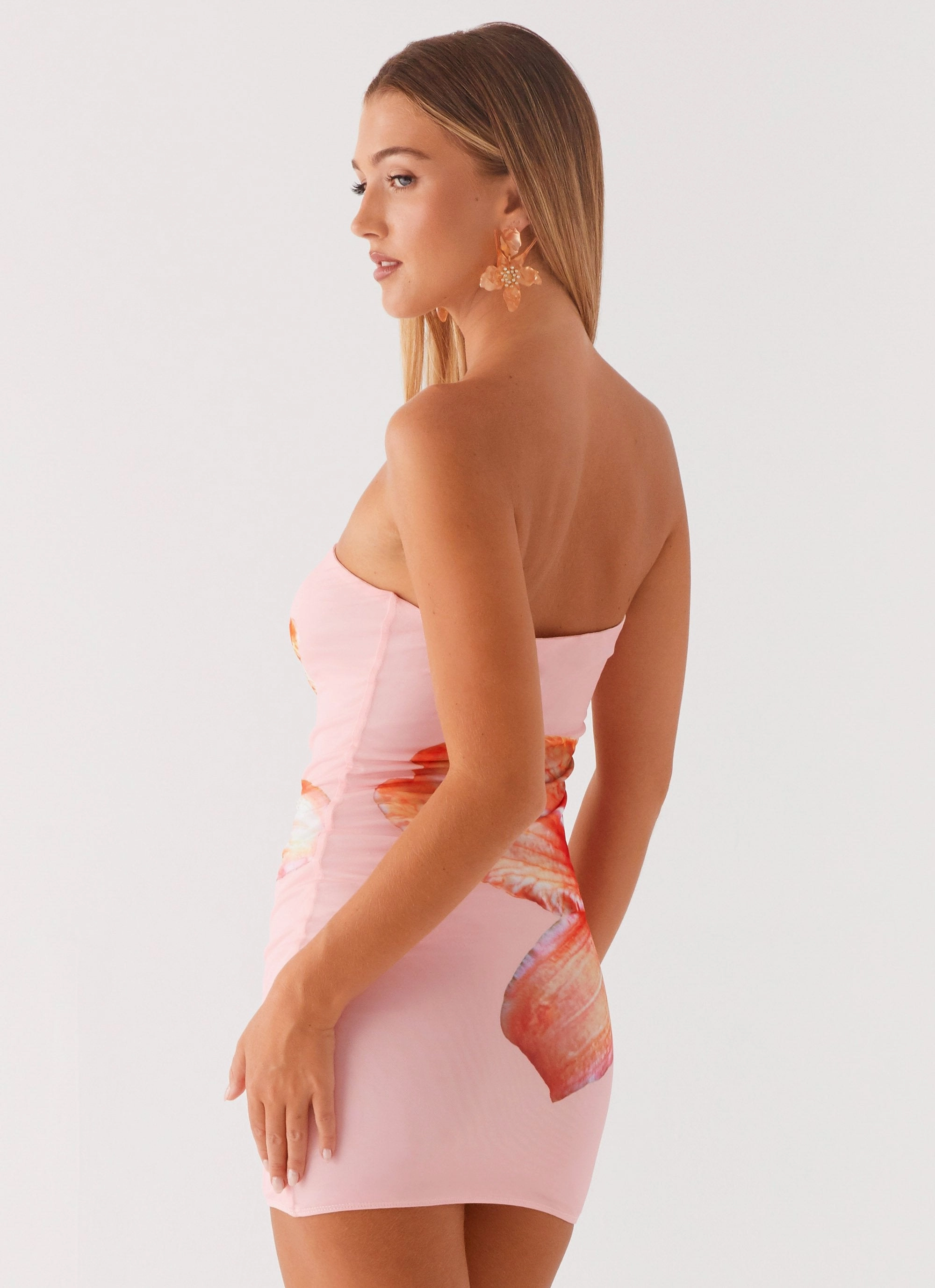 Full Bloom Mini Dress - Pink Perfect Mood All-Season Comfort