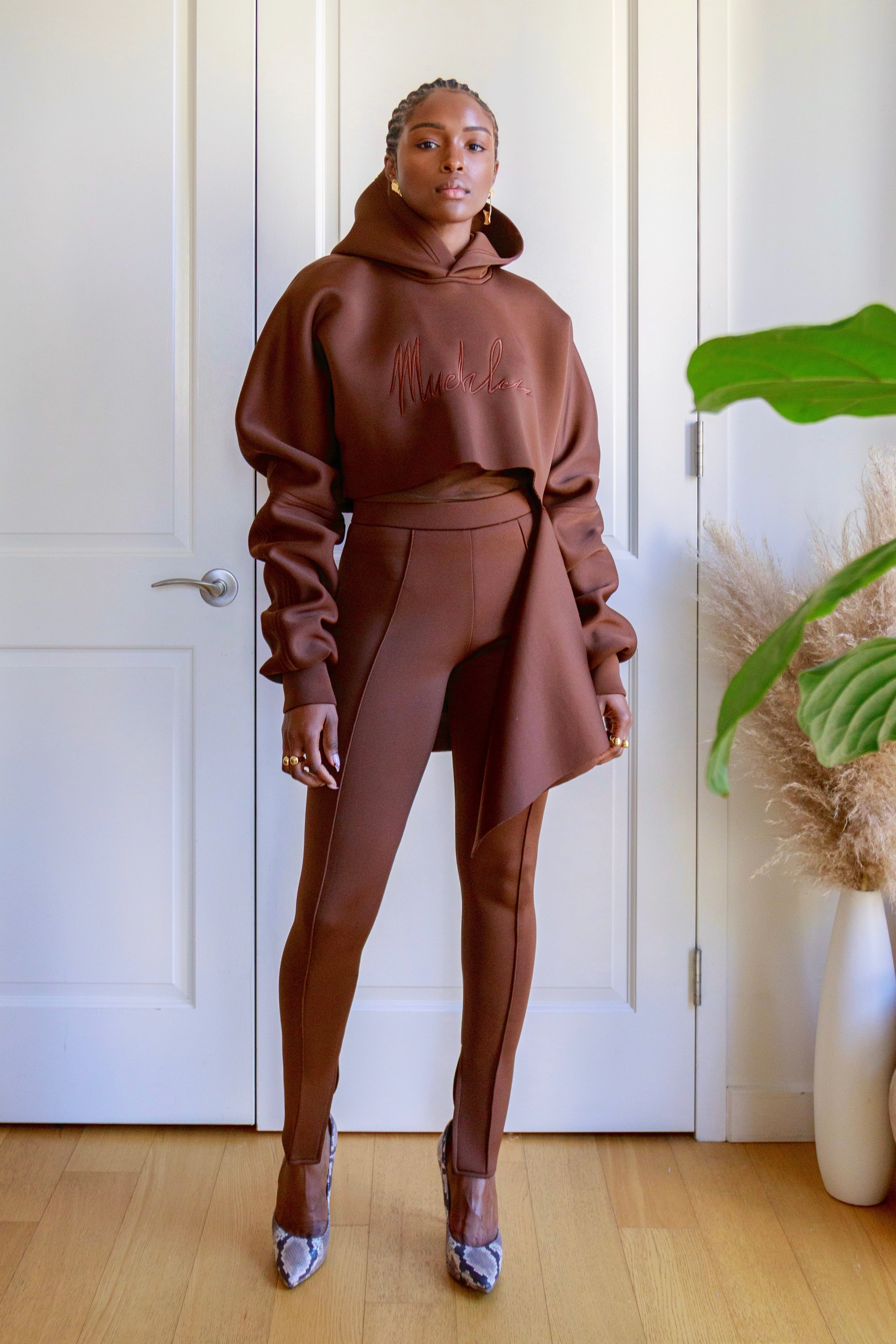 Classic Hoodie & Leggings Set Polished Style