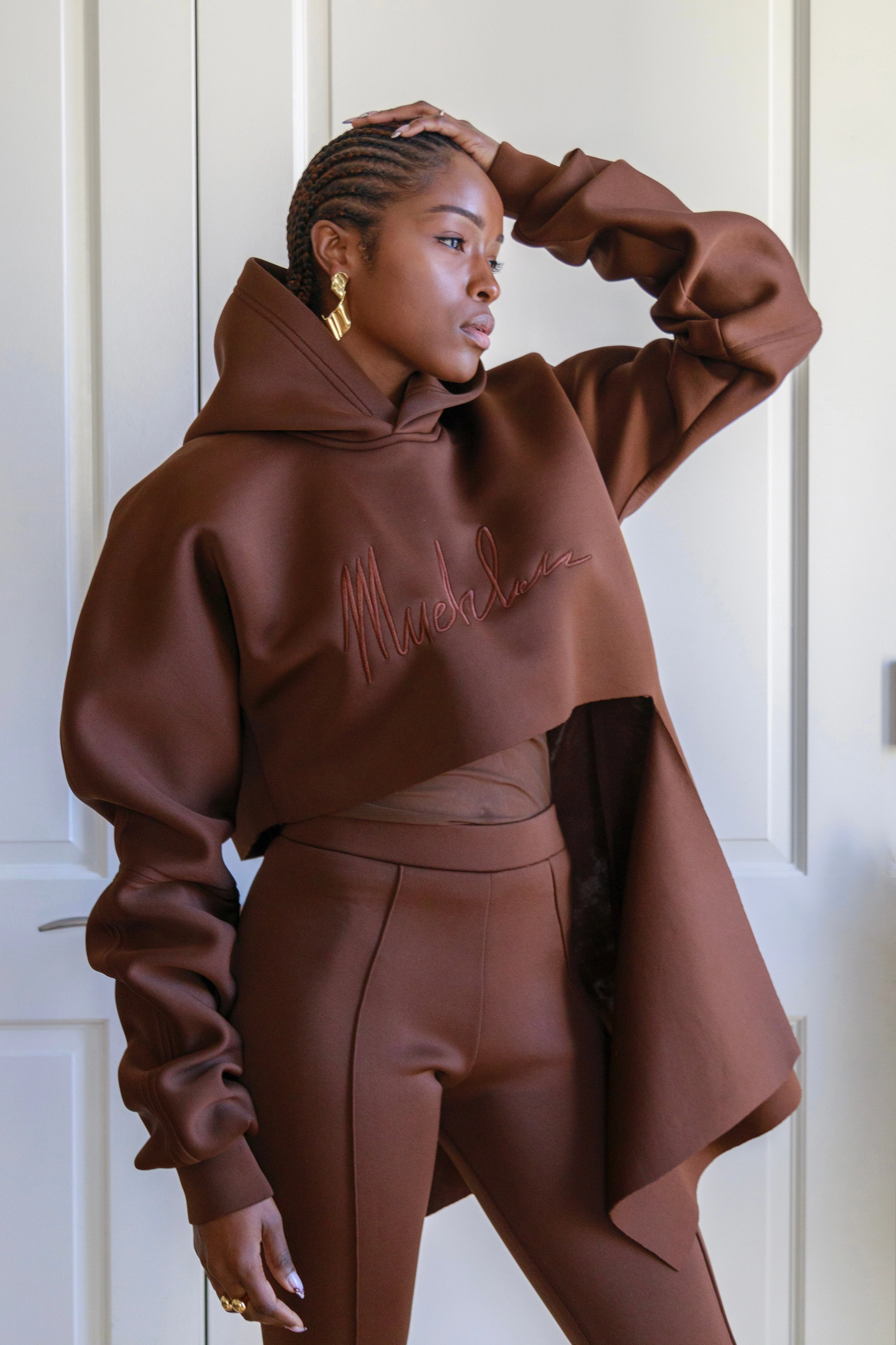 Neutral Mood Classic Hoodie & Leggings Set in Black