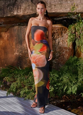 City Layers Jorja Maxi Dress - Moody Floral