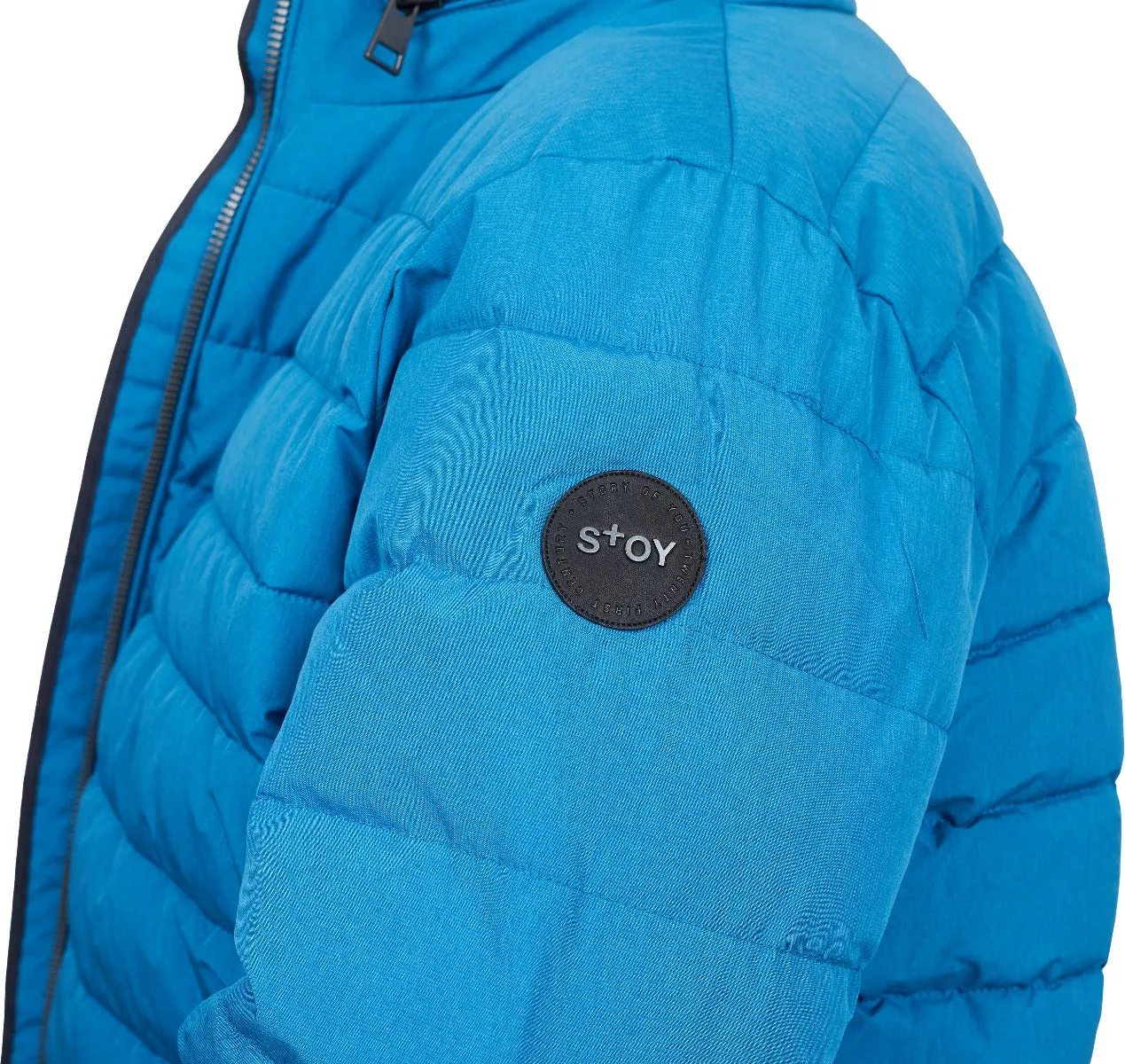 CLEARANCE - Stoy Friedrich Mens Plus Size Puffer Jacket Blue Sizes 2XL