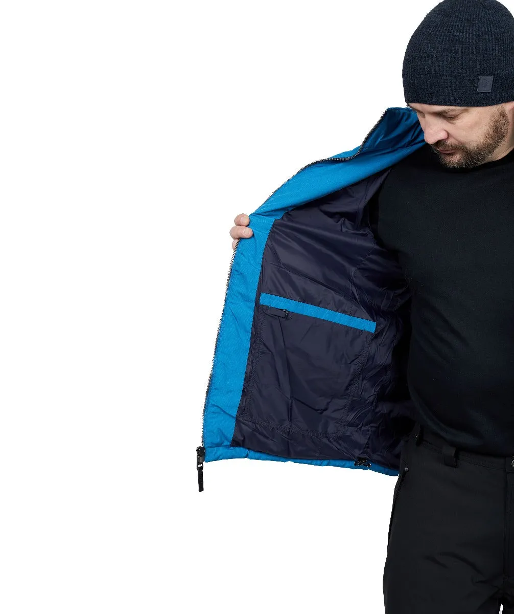 CLEARANCE - Stoy Friedrich Mens Plus Size Puffer Jacket Blue Sizes 2XL