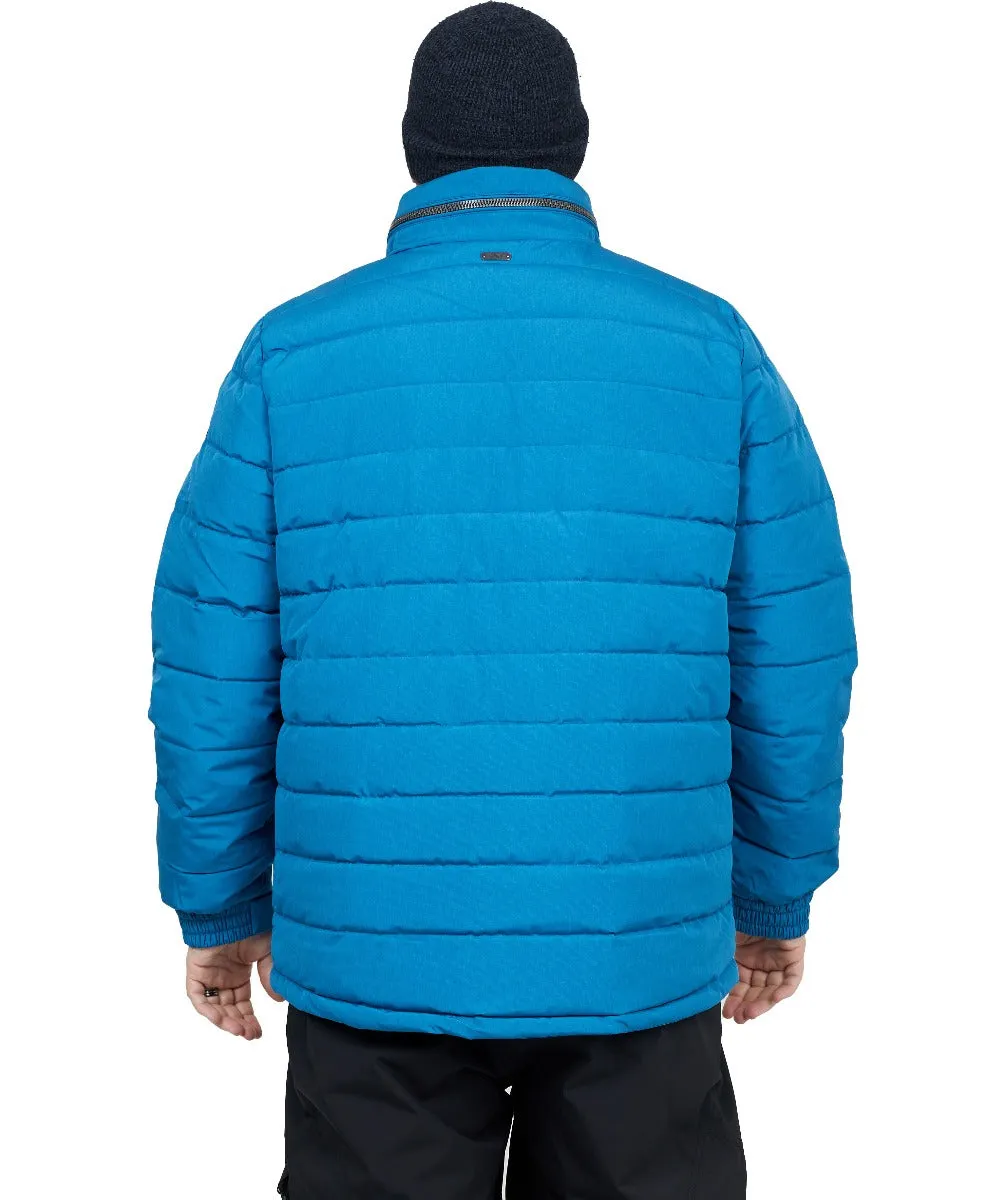 CLEARANCE - Stoy Friedrich Mens Plus Size Puffer Jacket Blue Sizes 2XL