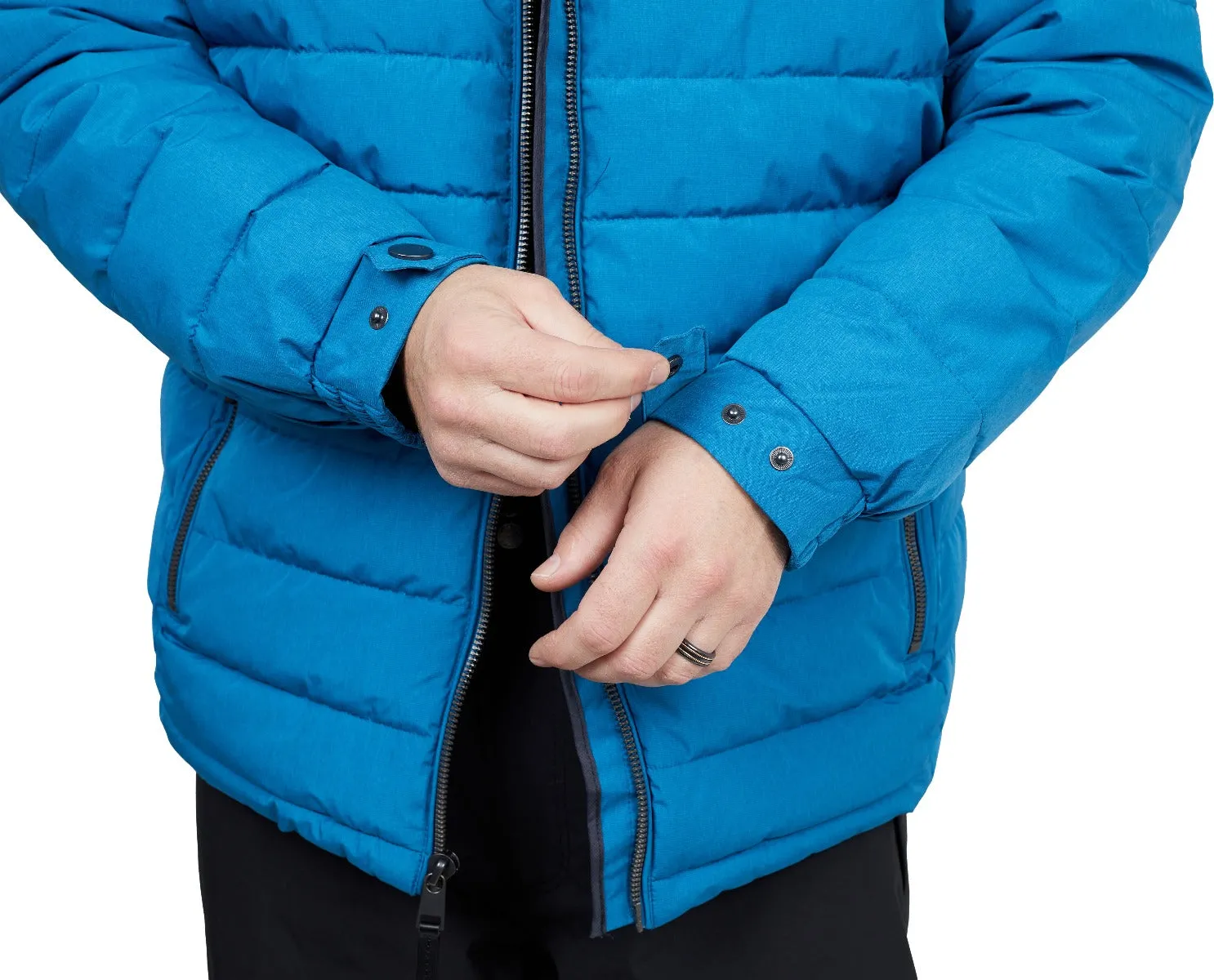 CLEARANCE - Stoy Friedrich Mens Plus Size Puffer Jacket Blue Sizes 2XL