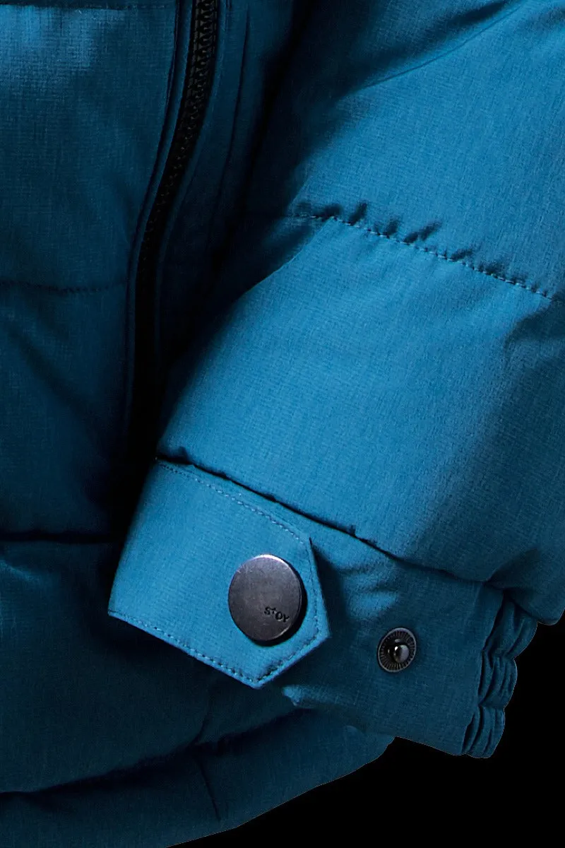 CLEARANCE - Stoy Friedrich Mens Plus Size Puffer Jacket Blue Sizes 2XL