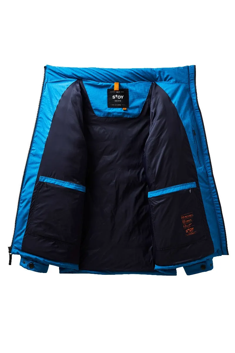 CLEARANCE - Stoy Friedrich Mens Plus Size Puffer Jacket Blue Sizes 2XL