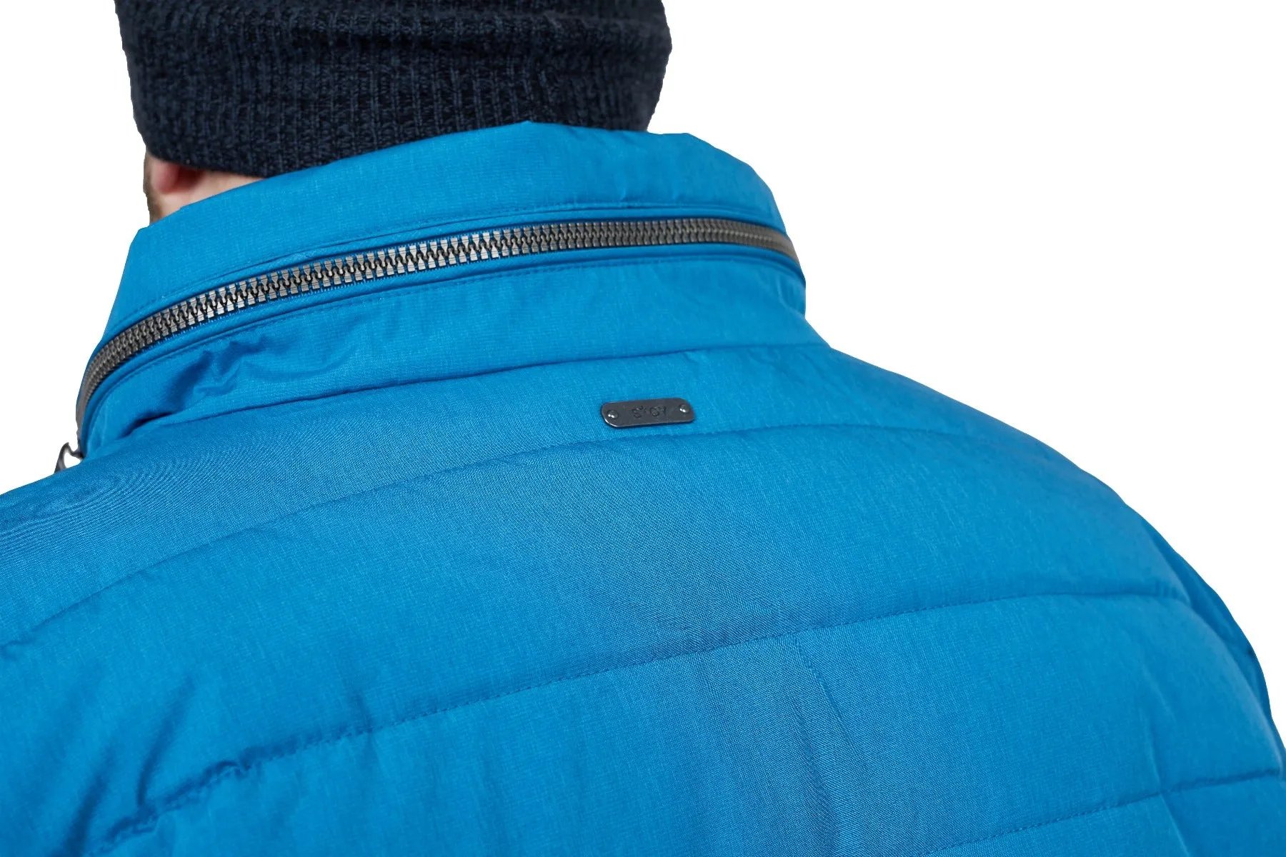 CLEARANCE - Stoy Friedrich Mens Plus Size Puffer Jacket Blue Sizes 2XL